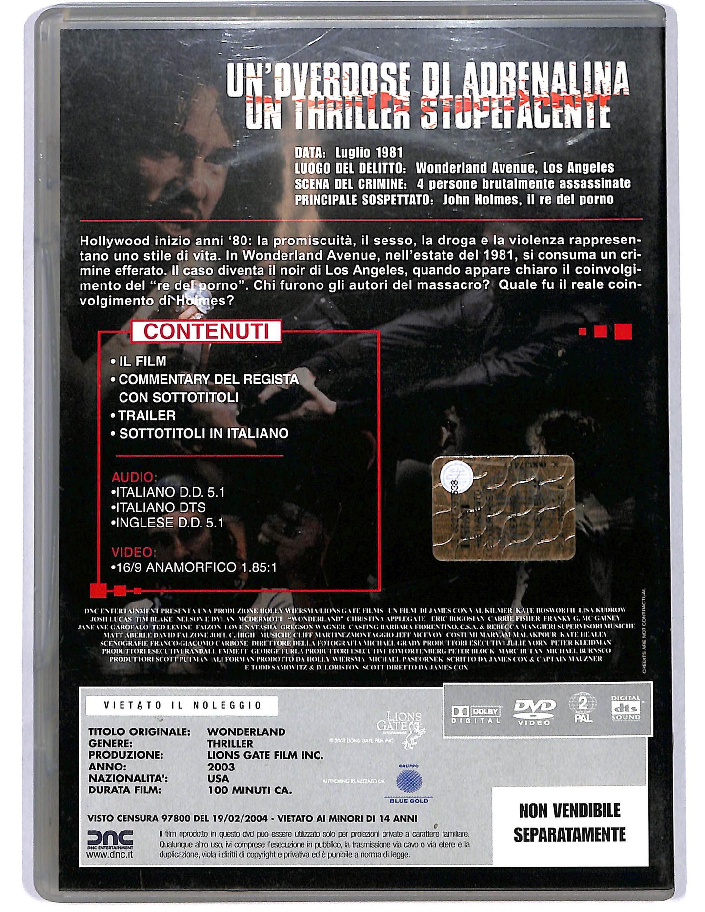 EBOND Wonderland EDITORIALE DVD D660537
