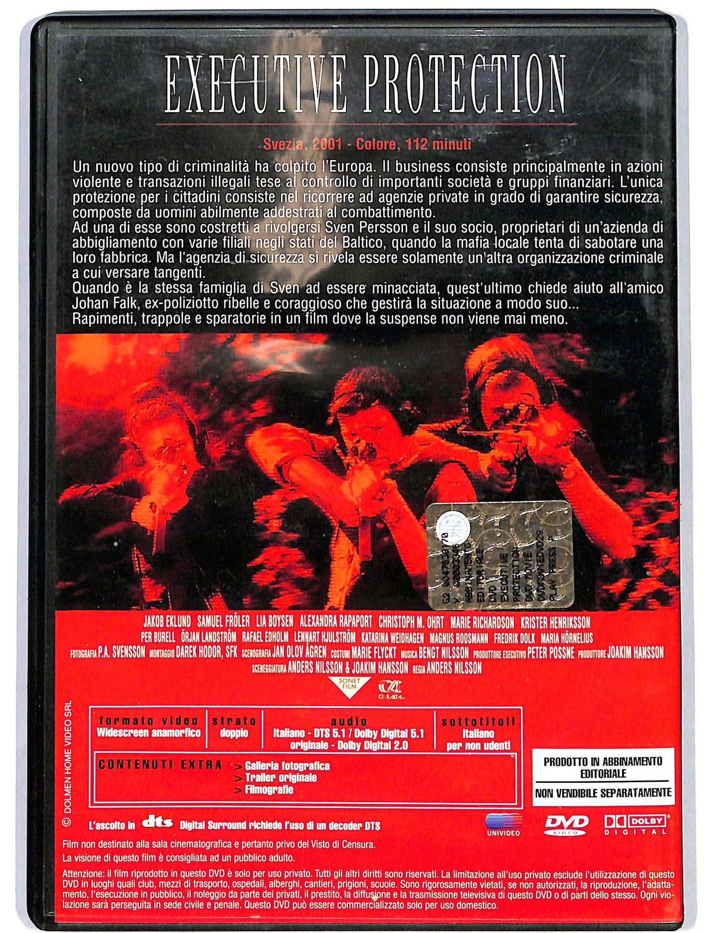 EBOND Executive Protection EDITORIALE DVD D660544