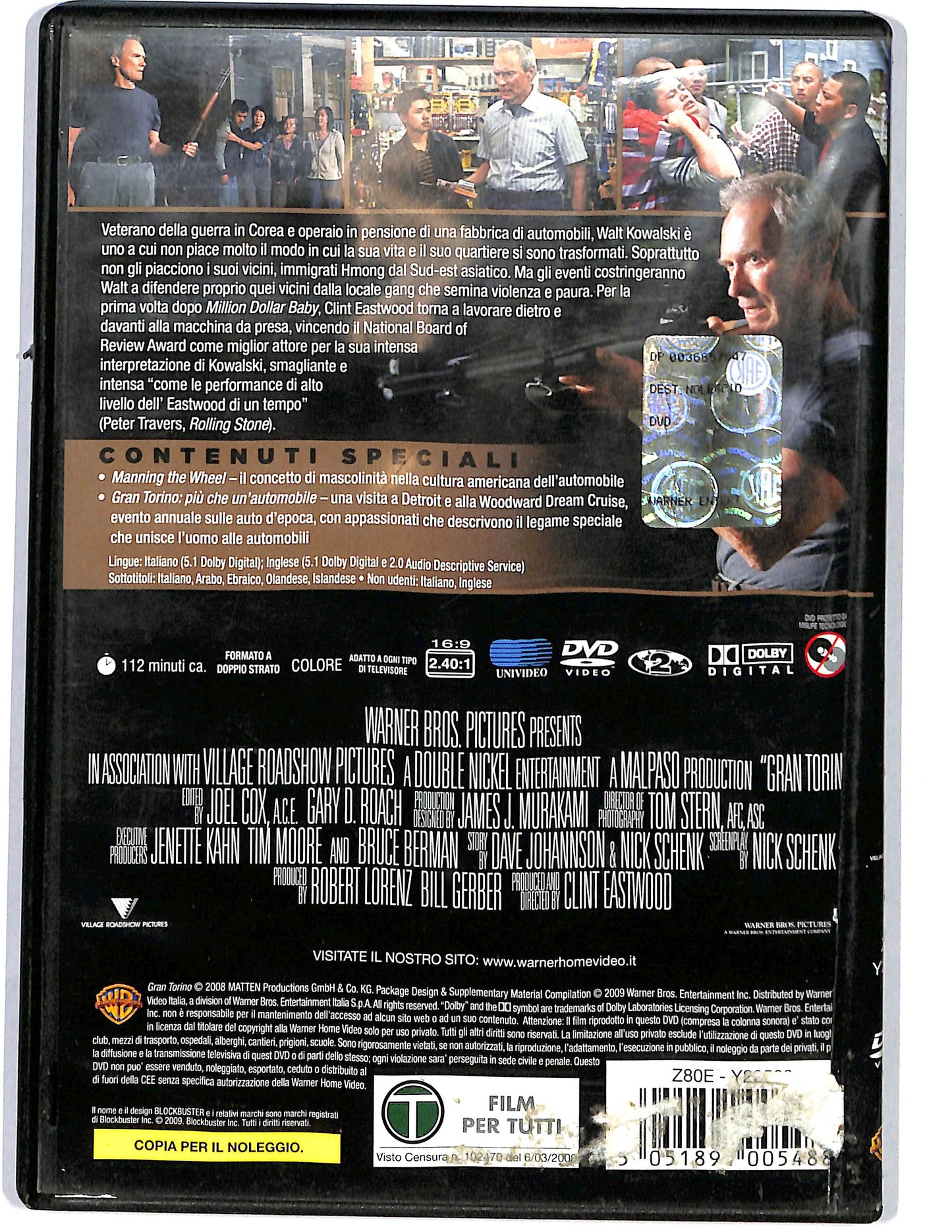 EBOND Gran Torino NOLEGGIO DVD D660624