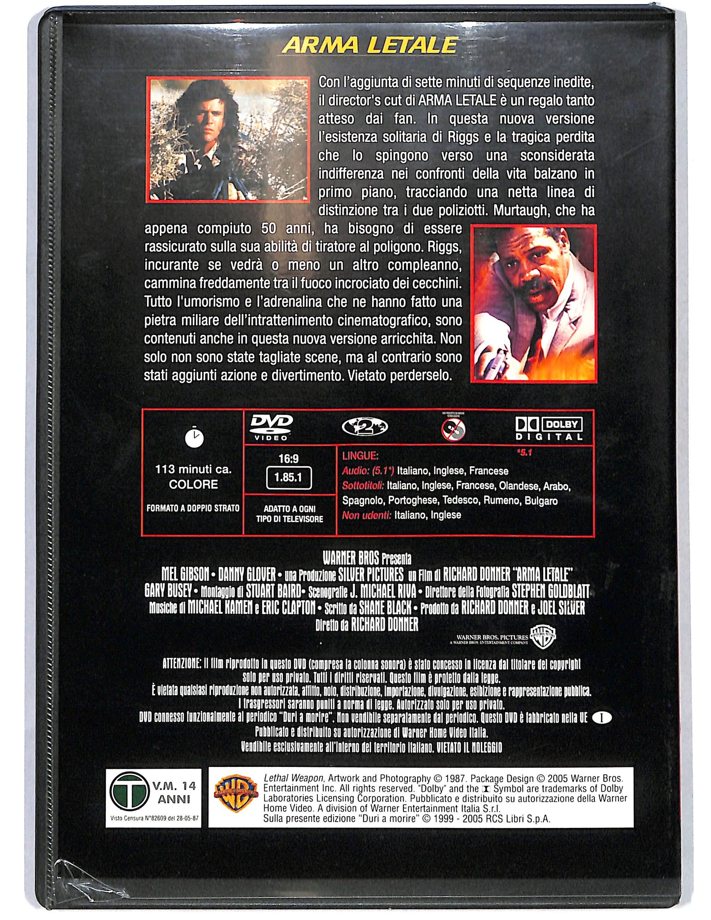 EBOND Arma letale EDITORIALE DVD D660664