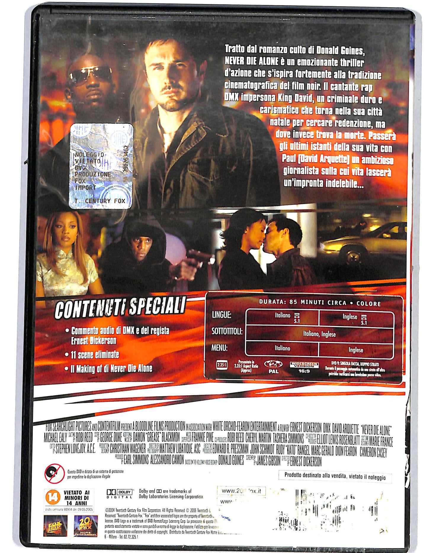 EBOND Never die alone DVD D660729