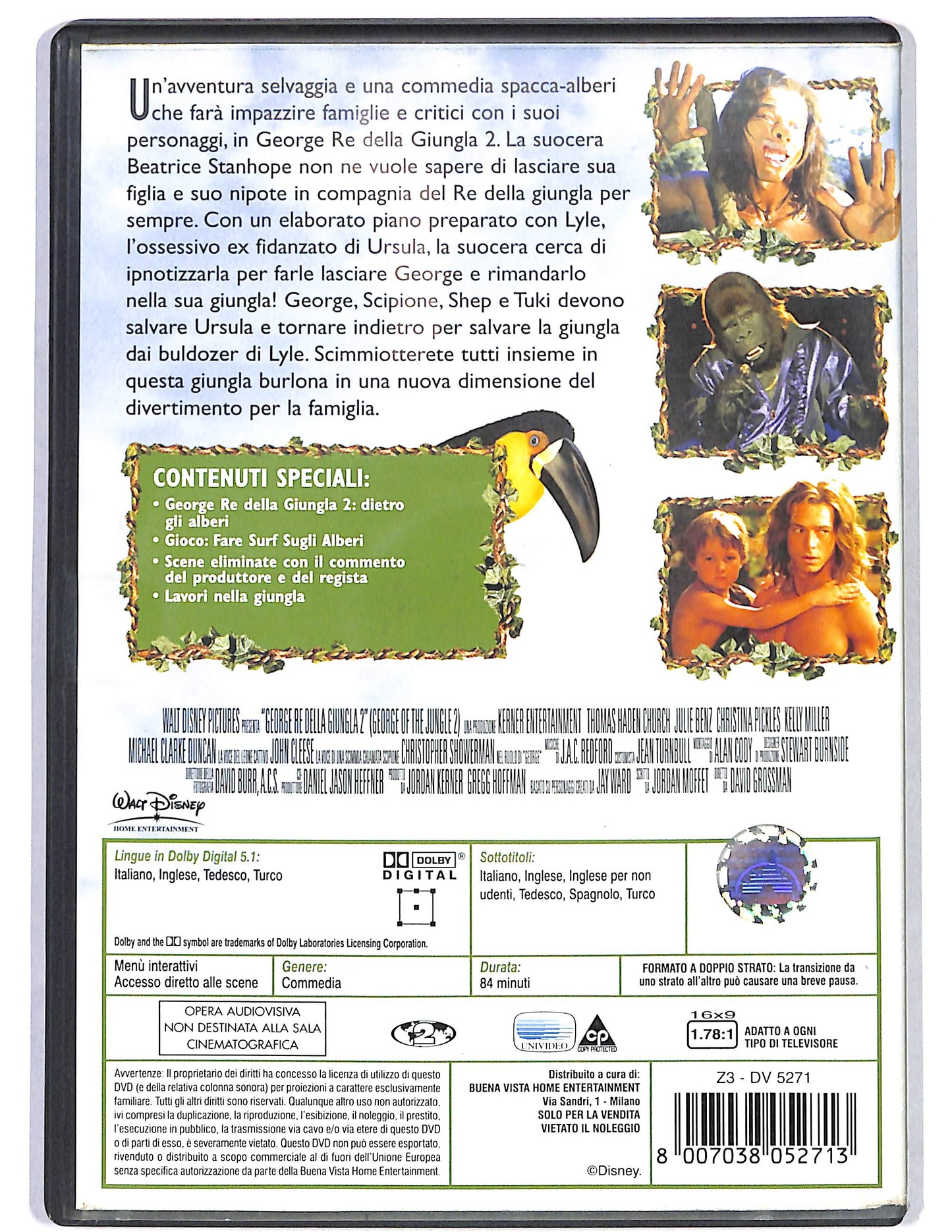 EBOND George re della giungla 2 DVD D660738
