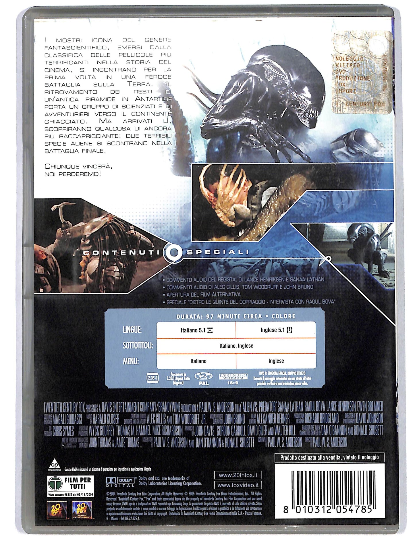EBOND Alien vs predator DVD D660836