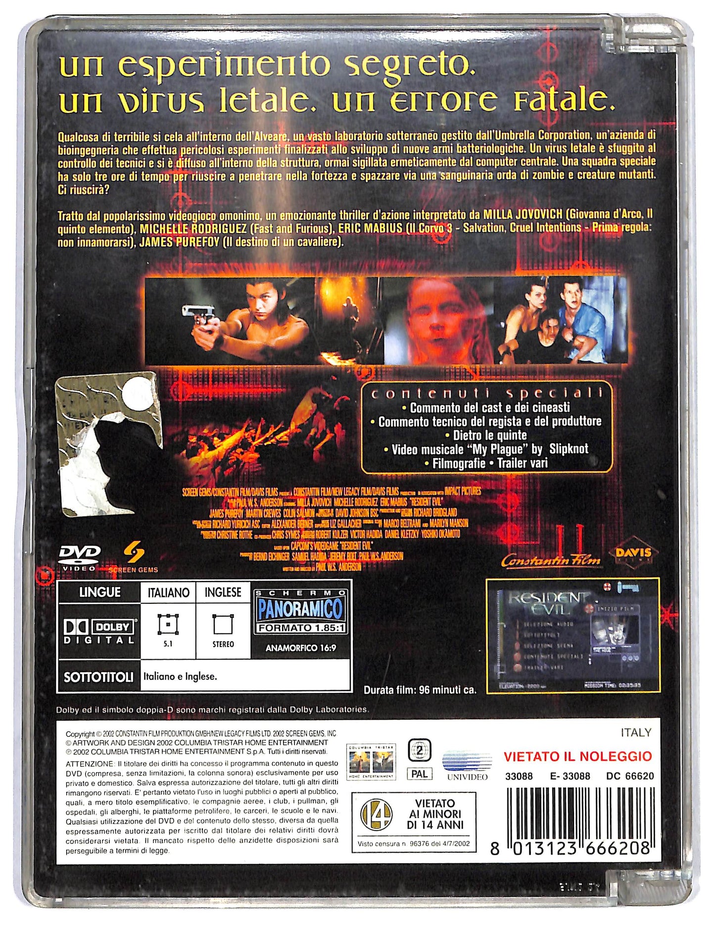 EBOND Resident evil SJB DVD D660837