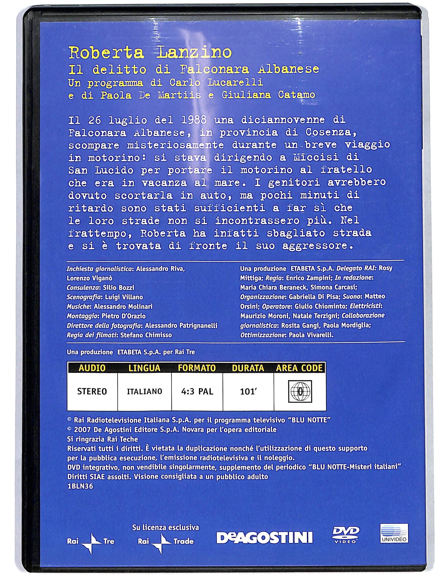 EBOND Roberta Lanziono Il delitto. Vol.36 EDITORIALE DVD D660925