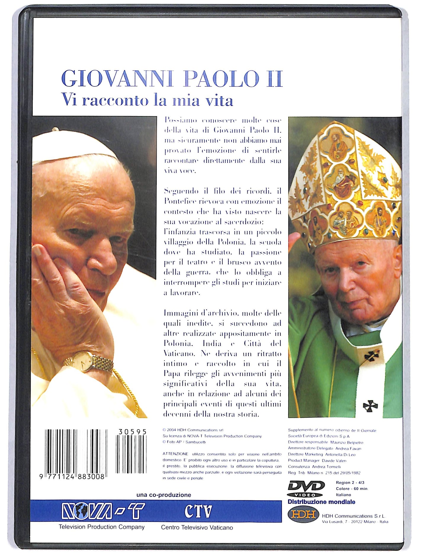 EBOND Giovanni Paolo II Vi racconto la mia vita EDITORIALE DVD D660936