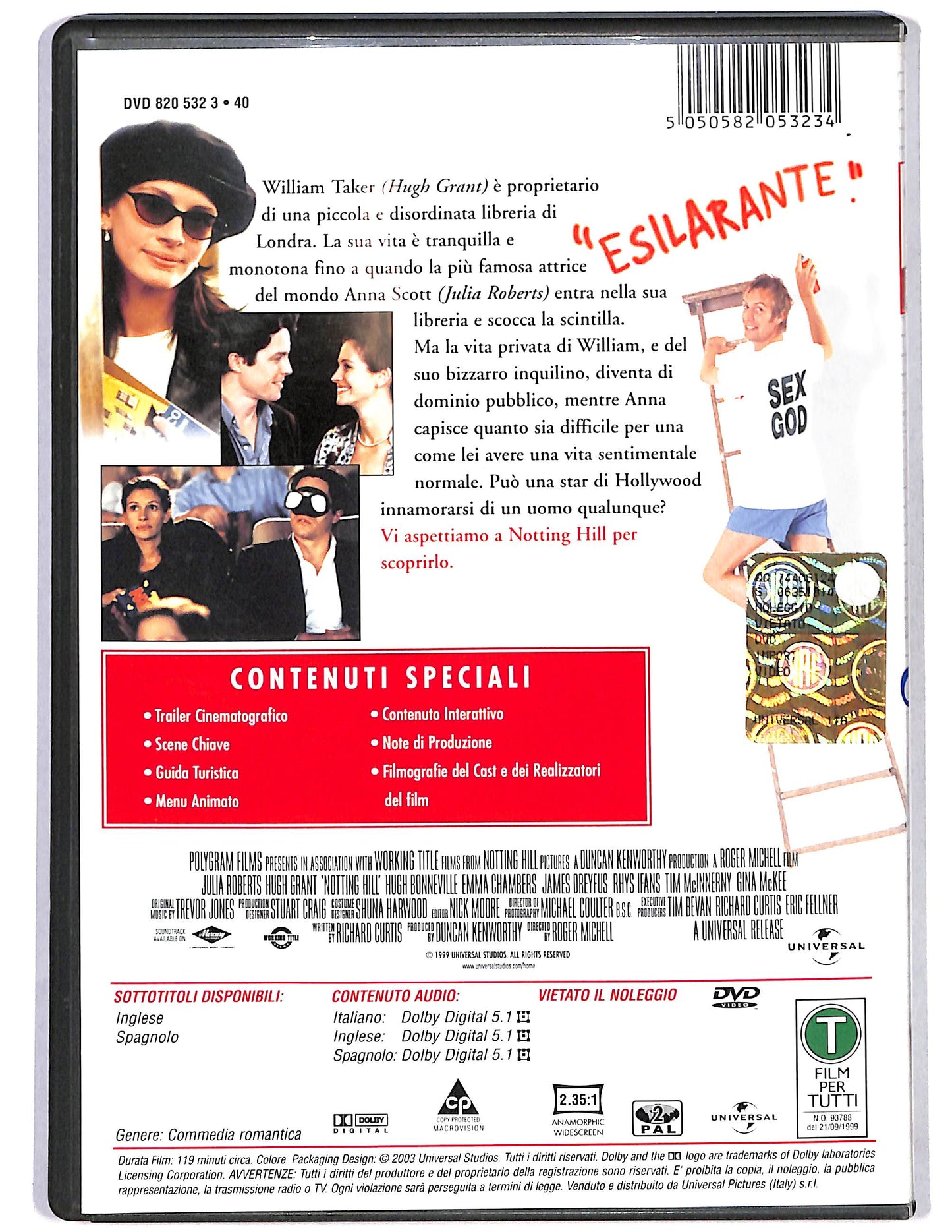 EBOND Notting Hill DVD D661002