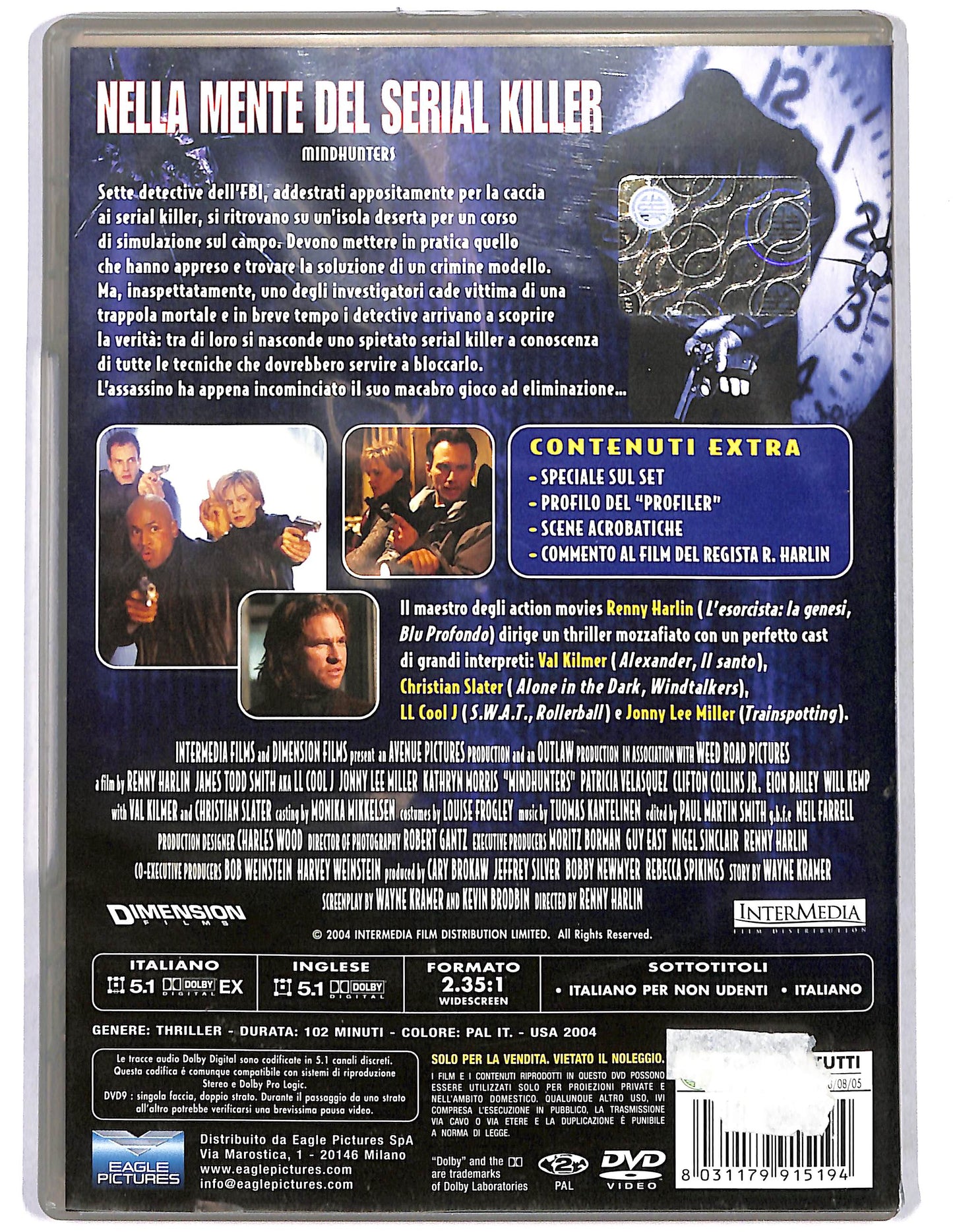 EBOND Nella mente del serial killer DVD D661010