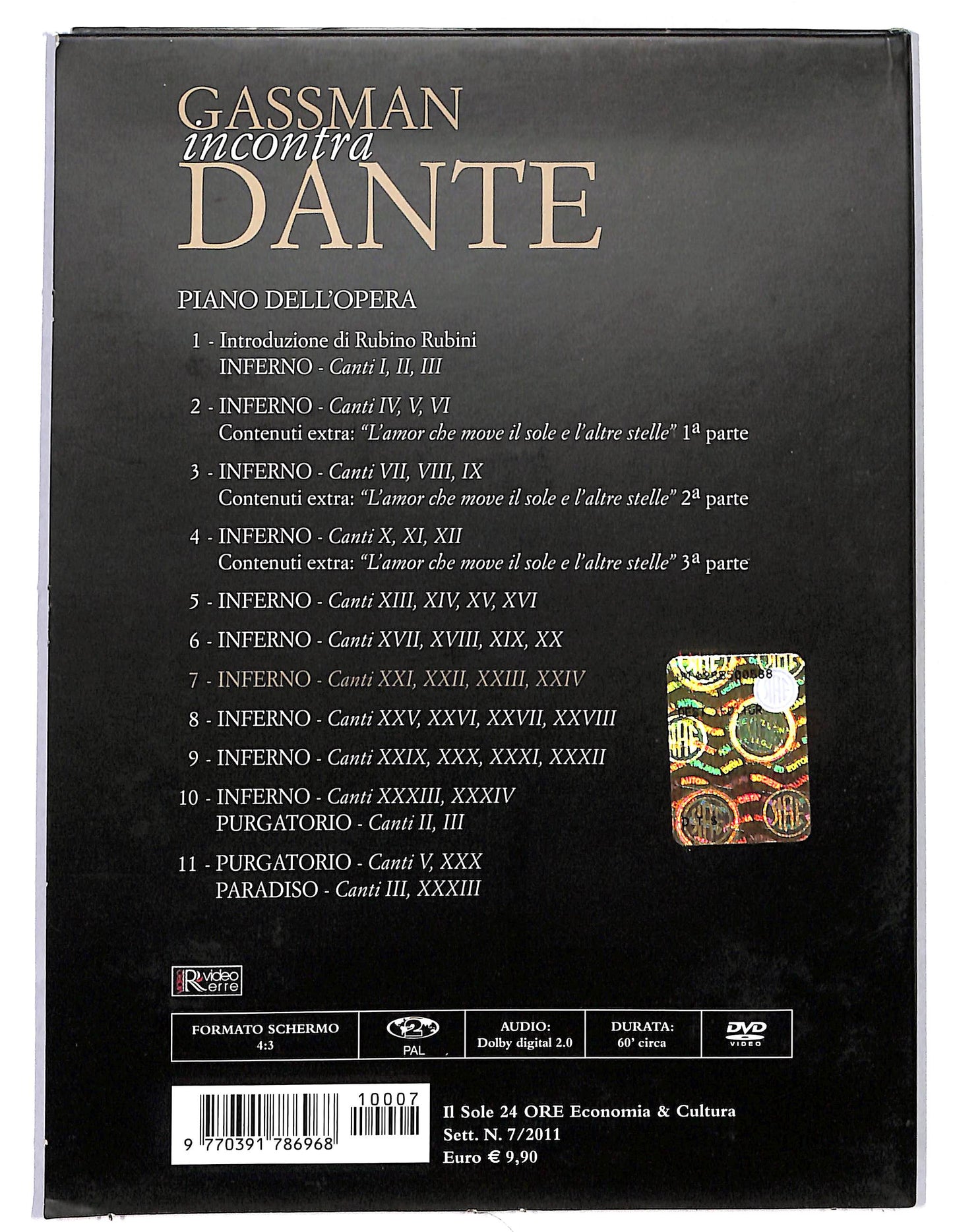 EBOND Gassman incontra Dante vol.7 EDITORIALE DVD D661034