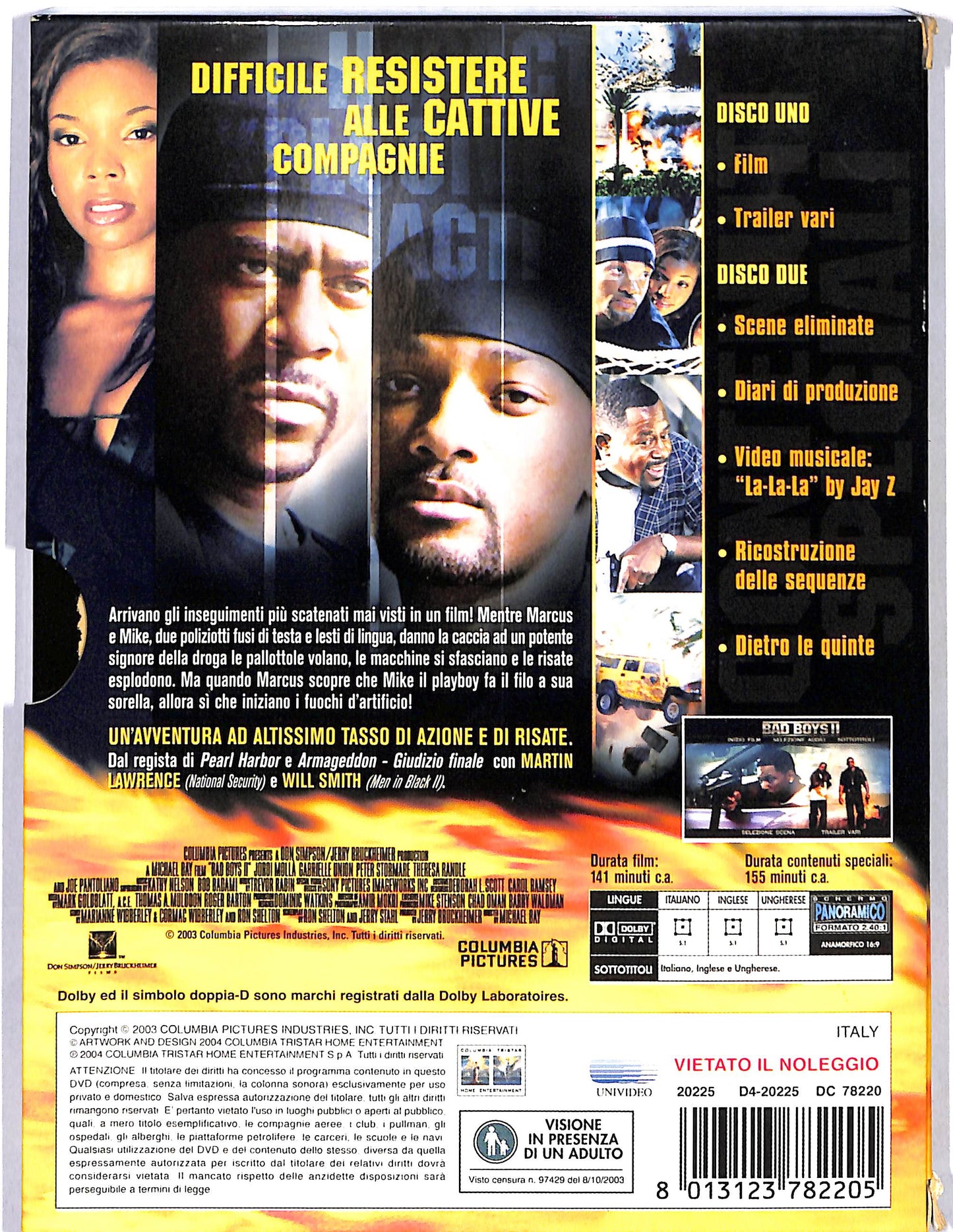 EBOND Bad Boys II slipcase DVD D661039