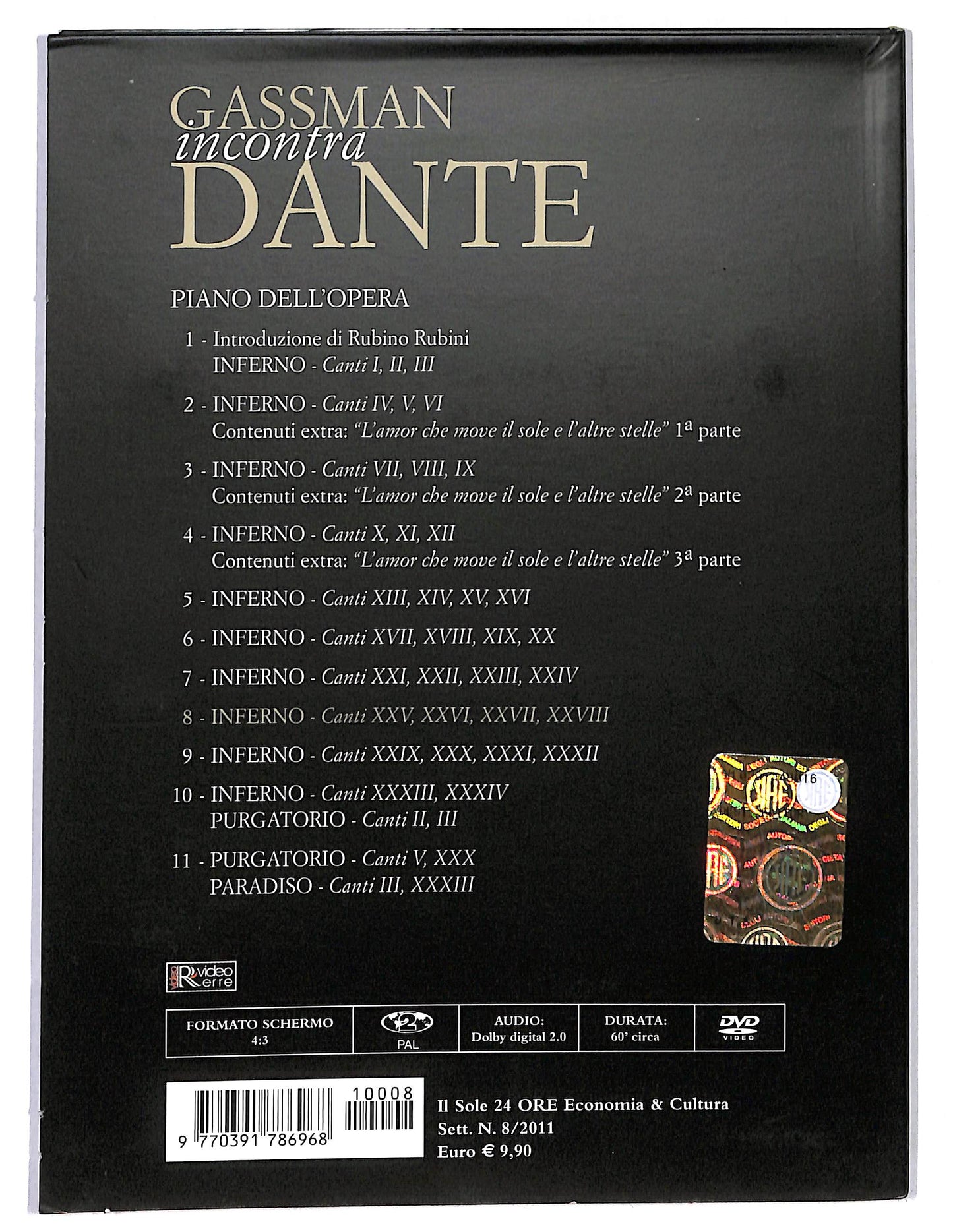 EBOND Gassman incontra Dante vol.8 EDITORIALE DVD D661111