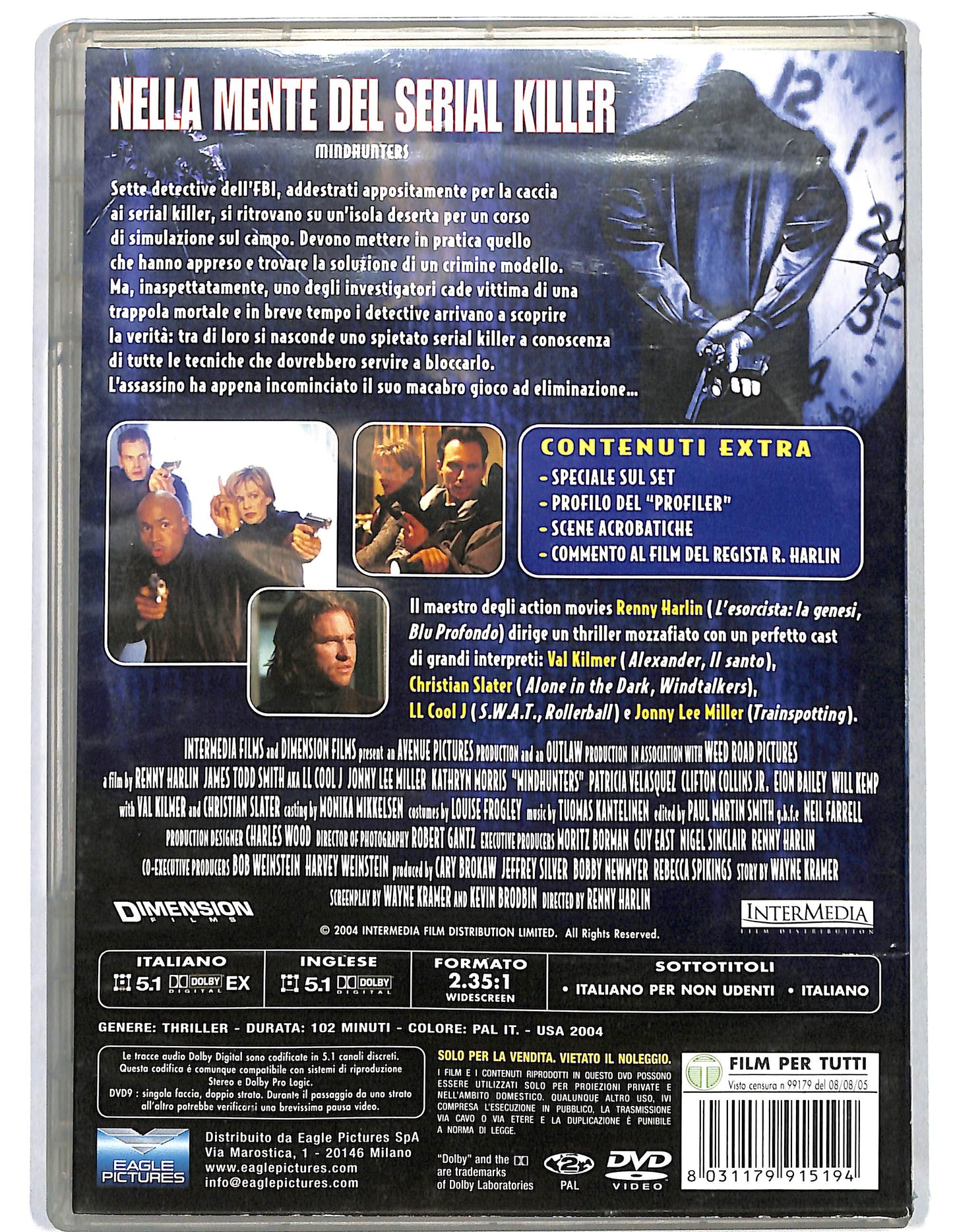 EBOND Nella mente del serial killer DVD D661135