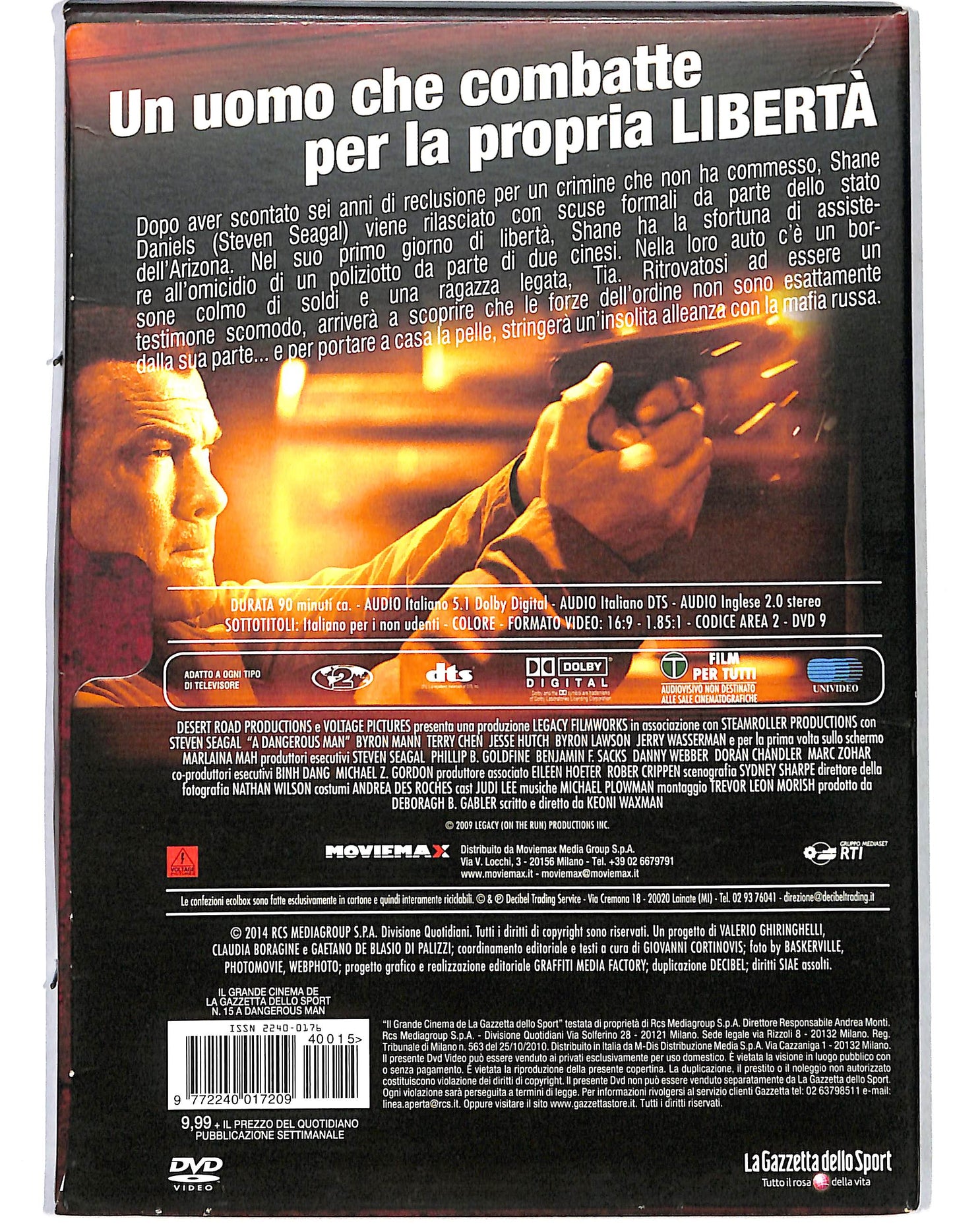 EBOND A Dangerous Man Solo contro tutti vol.15 EDITORIALE DVD D661155