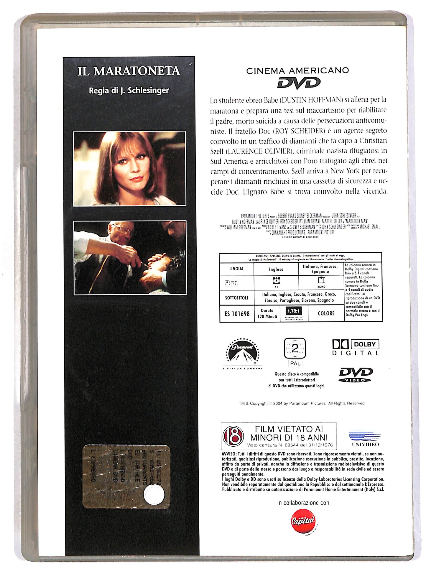 EBOND Il maratoneta EDITORIALE DVD D661456