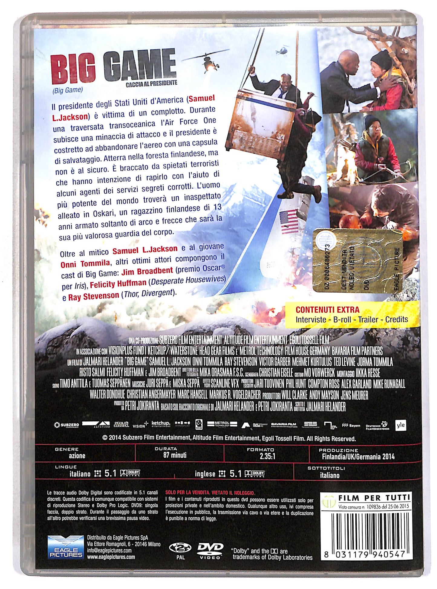 EBOND Big Game - Caccia al Presidente DVD D661457