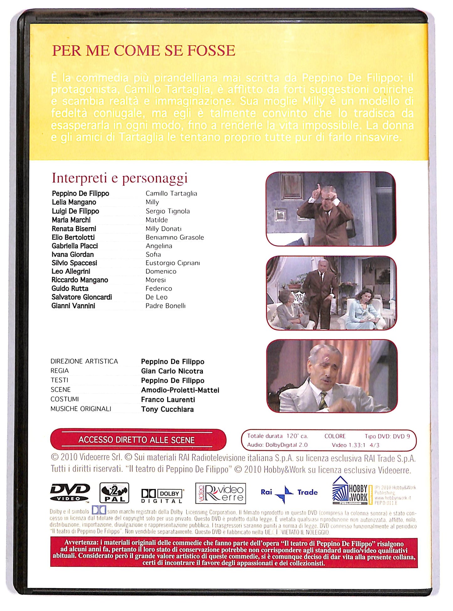 EBOND Per me come se fosse EDITORIALE DVD D661656