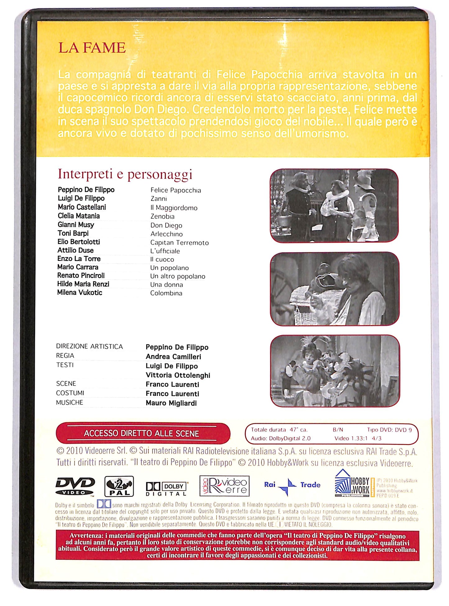 EBOND La fame EDITORIALE DVD D661664