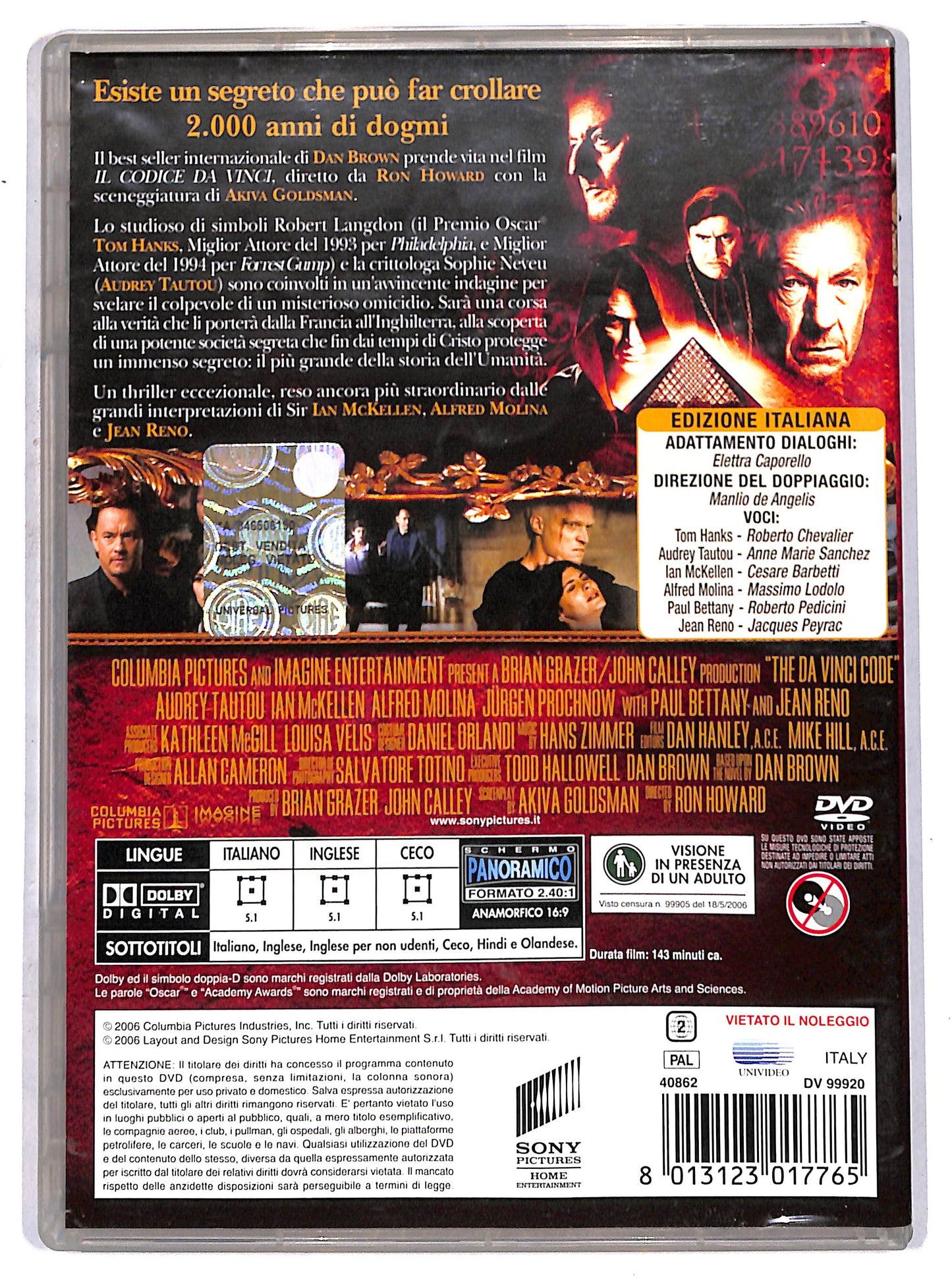 EBOND il codice da vinci DVD D662054