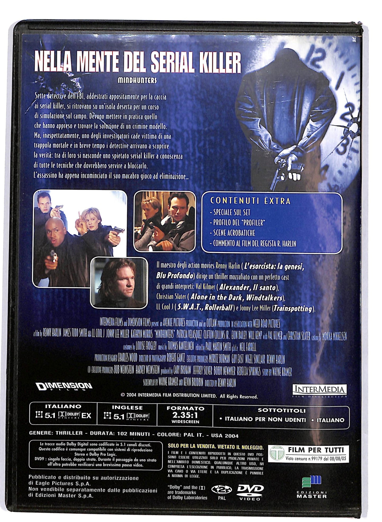 EBOND Nella mente del serial killer EDITORIALE DVD D662215