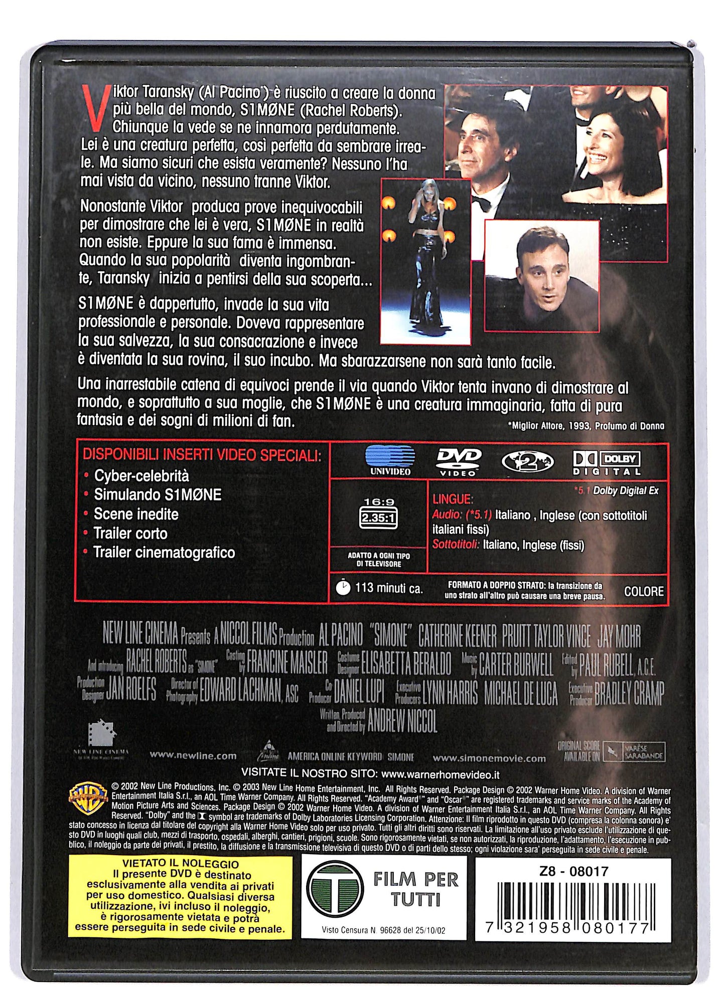 EBOND S1m0ne DVD D662258