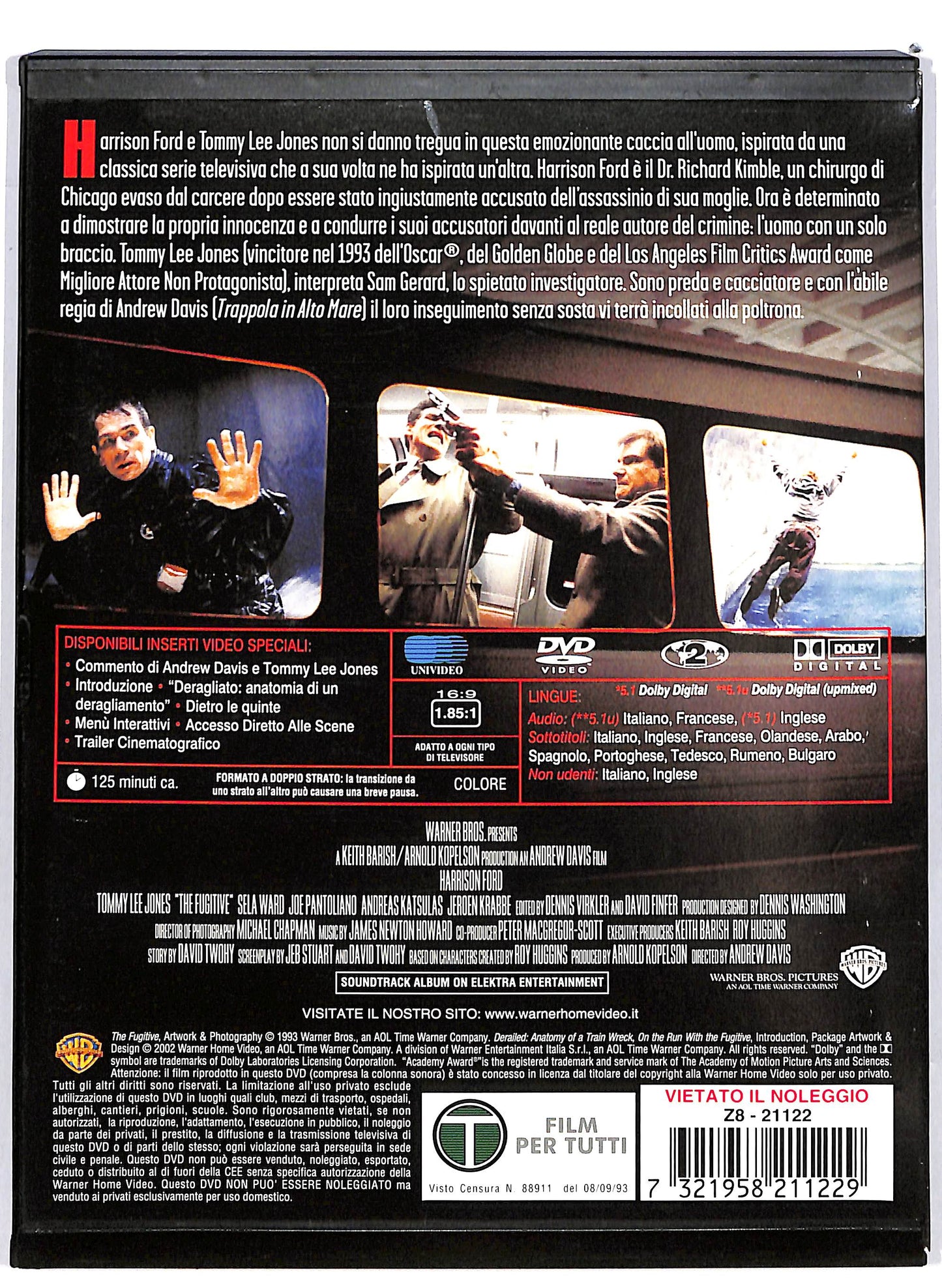 EBOND Il fuggitivo SNAPPER DVD D662452