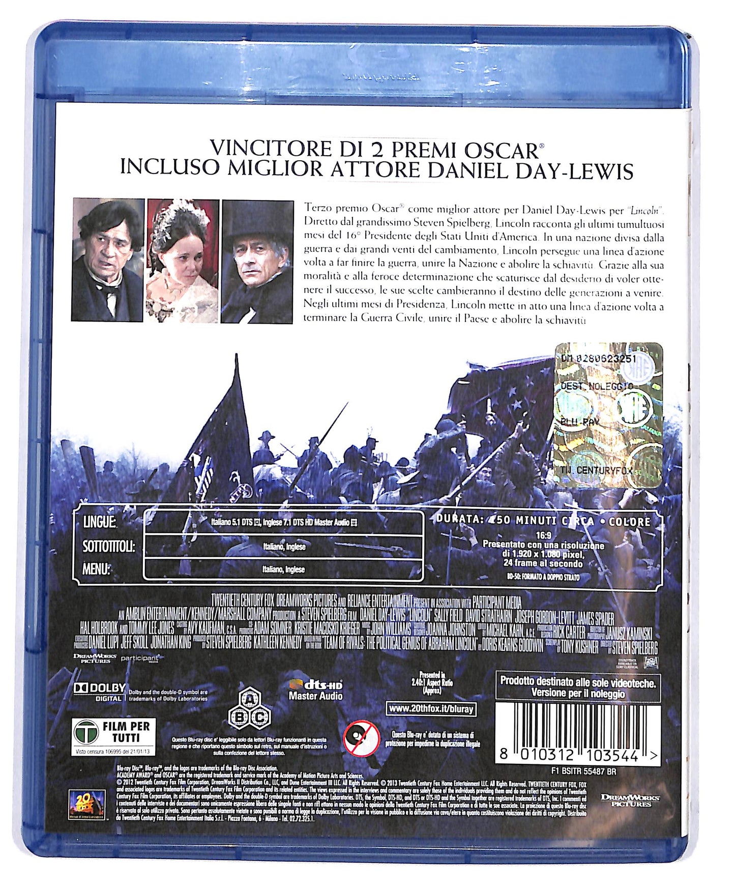 EBOND Lincoln NOLEGGIO BLURAY D662748