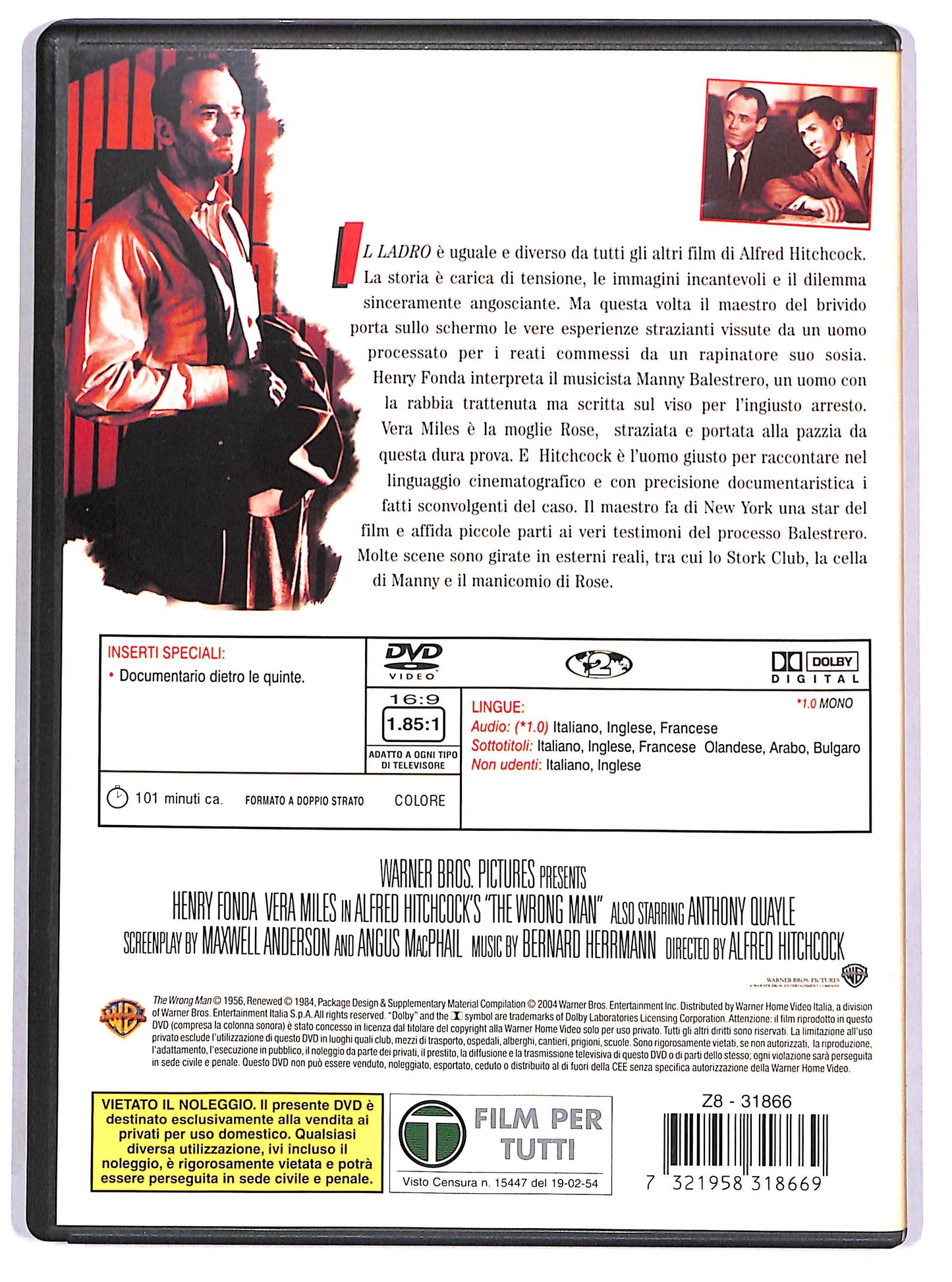 EBOND Il ladro DVD D662832