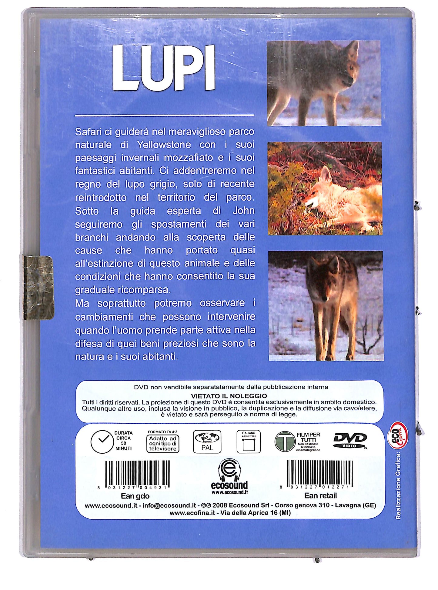 EBOND Lupi SLIMCASE DVD D662840