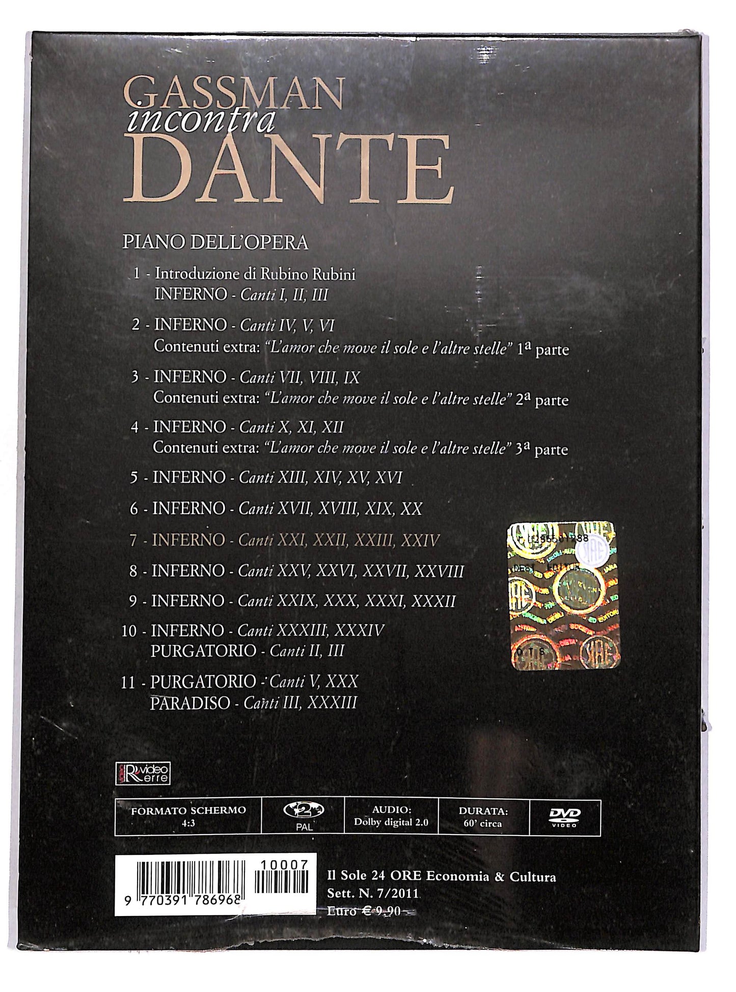 EBOND Gassman incontra Dante Vol. 7 DIGIPACK EDITORIALE DVD D663003