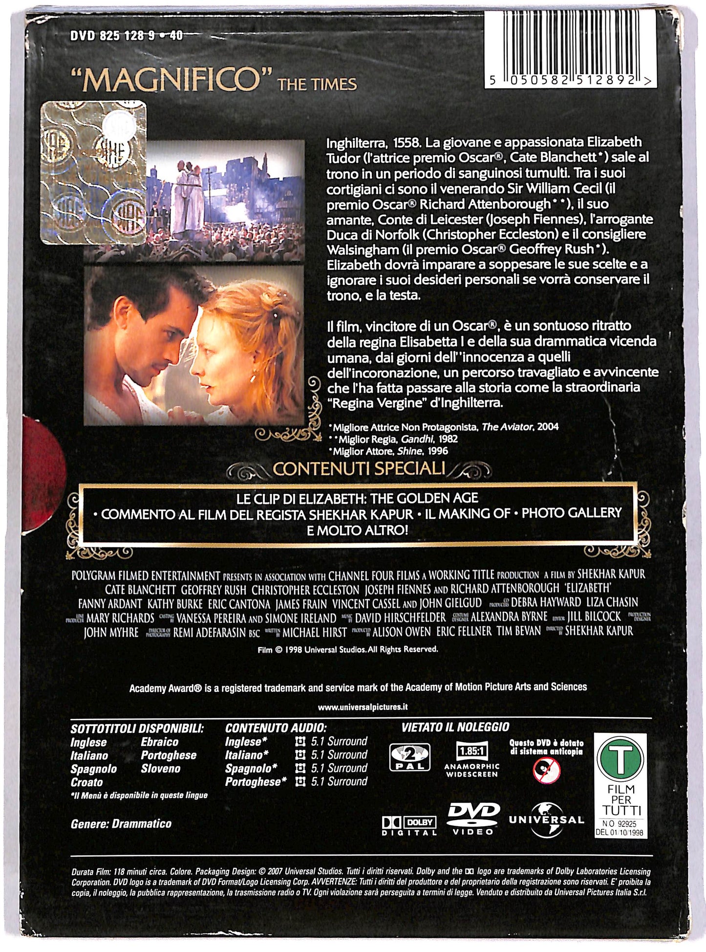 EBOND Elizabeth EDIZIONE SPECIALE SLIPCASE DVD D663045