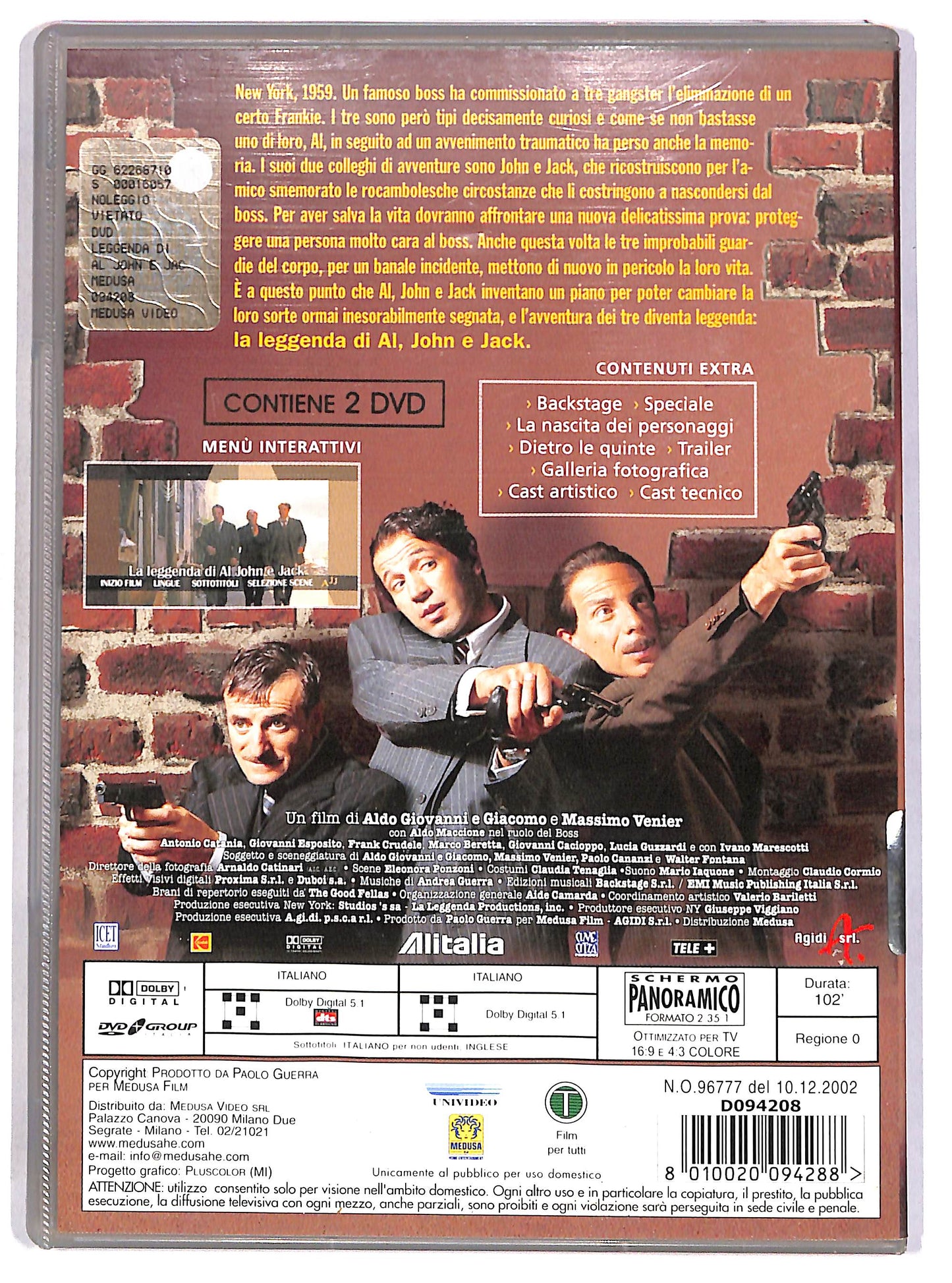 EBOND La leggenda di Al, John e Jack DVD D663115