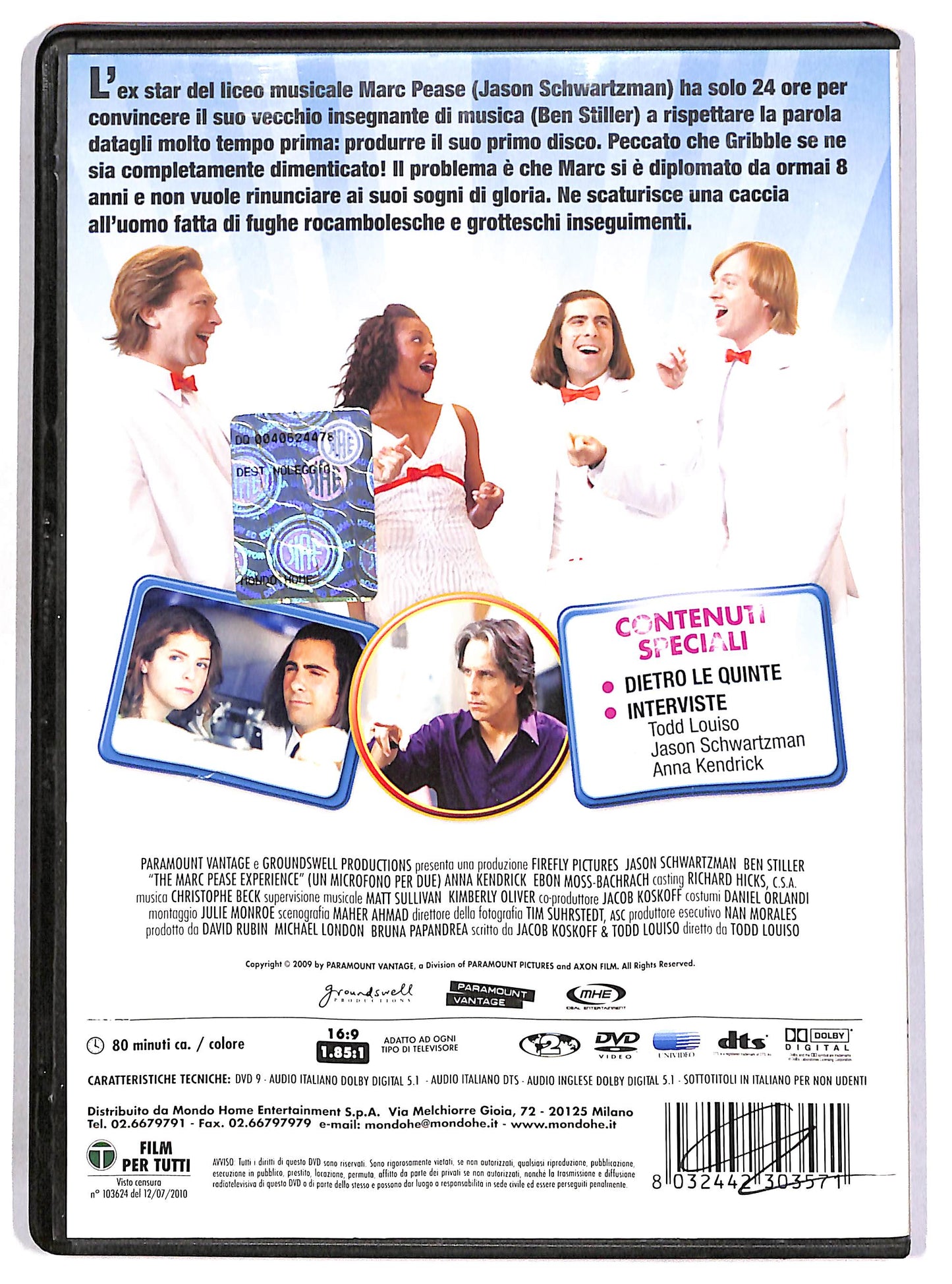 EBOND Un microfono per due NOLEGGIO DVD D663122