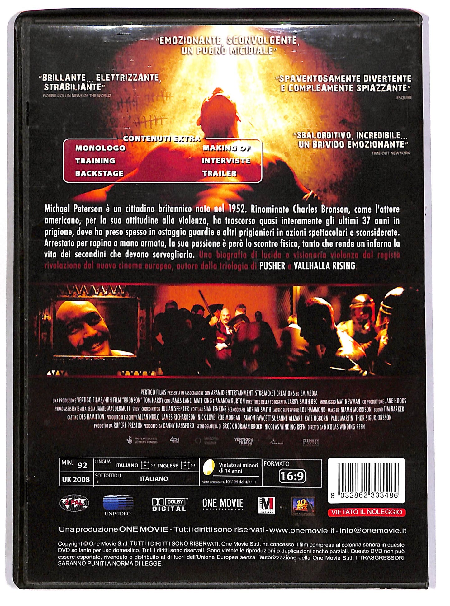 EBOND Bronson EDITORIALE DVD D663142
