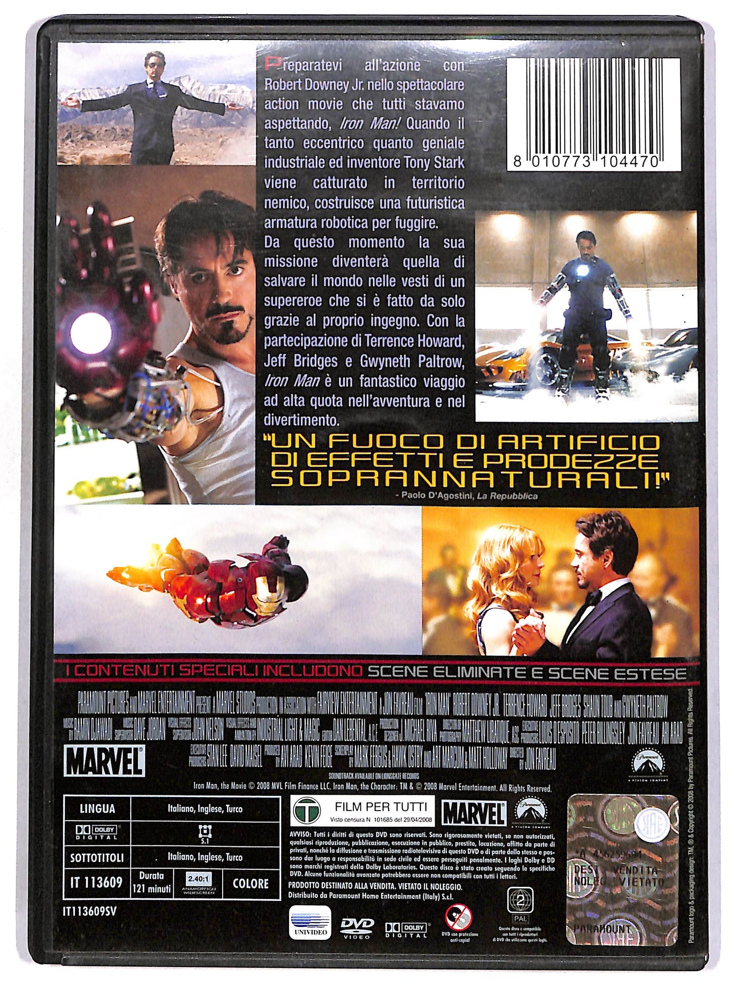 EBOND Iron Man DVD D663318