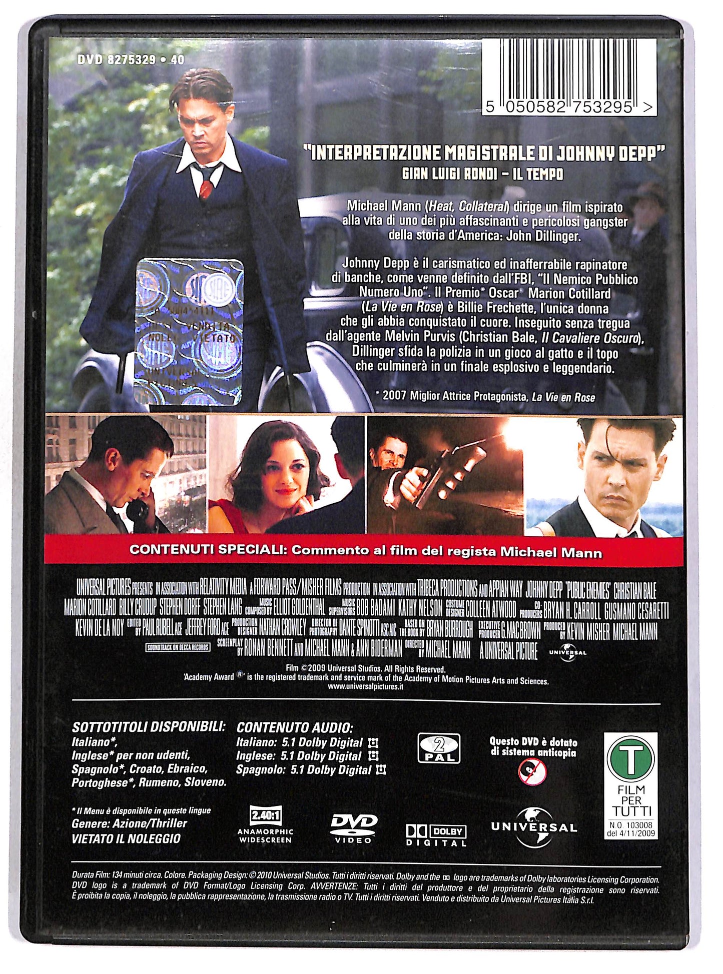 EBOND Nemico pubblico - Public Enemies DVD D663339