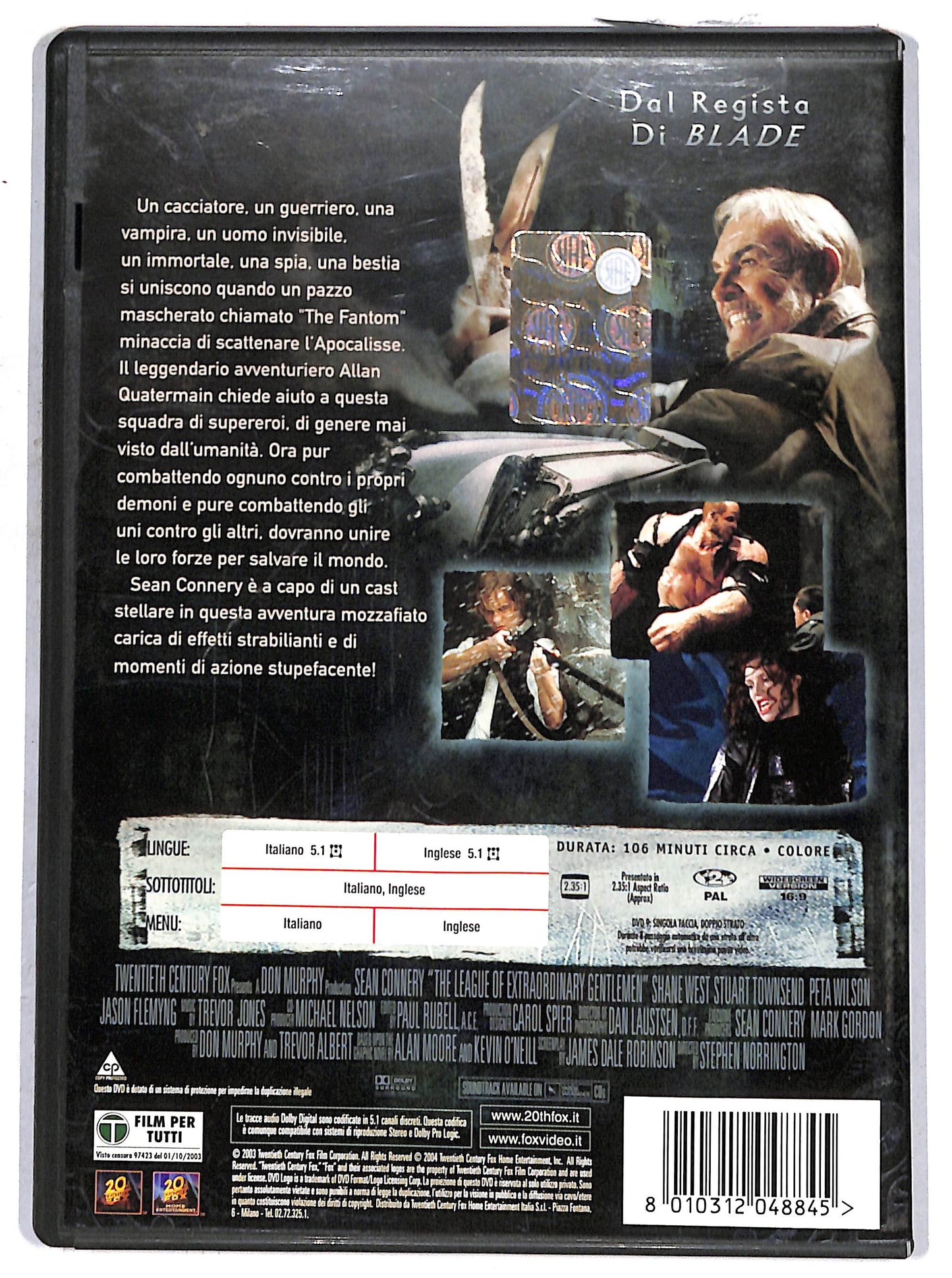 EBOND la leggenda degli uomini straordinari DVD D663411