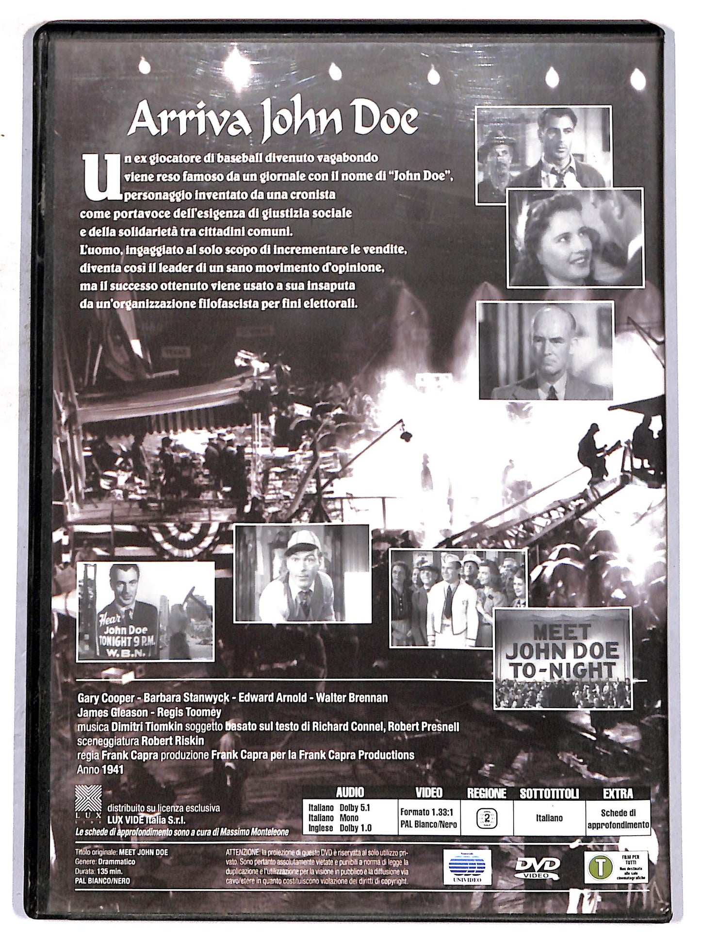 EBOND Arriva John Doe EDITORIALE DVD D663521