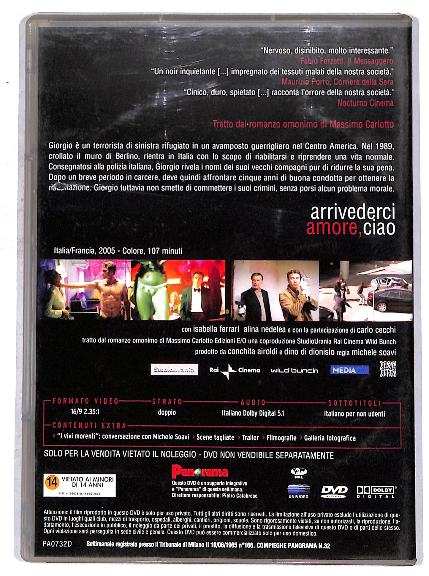 EBOND Arrivederci amore, ciao EDITORIALE DVD D663522