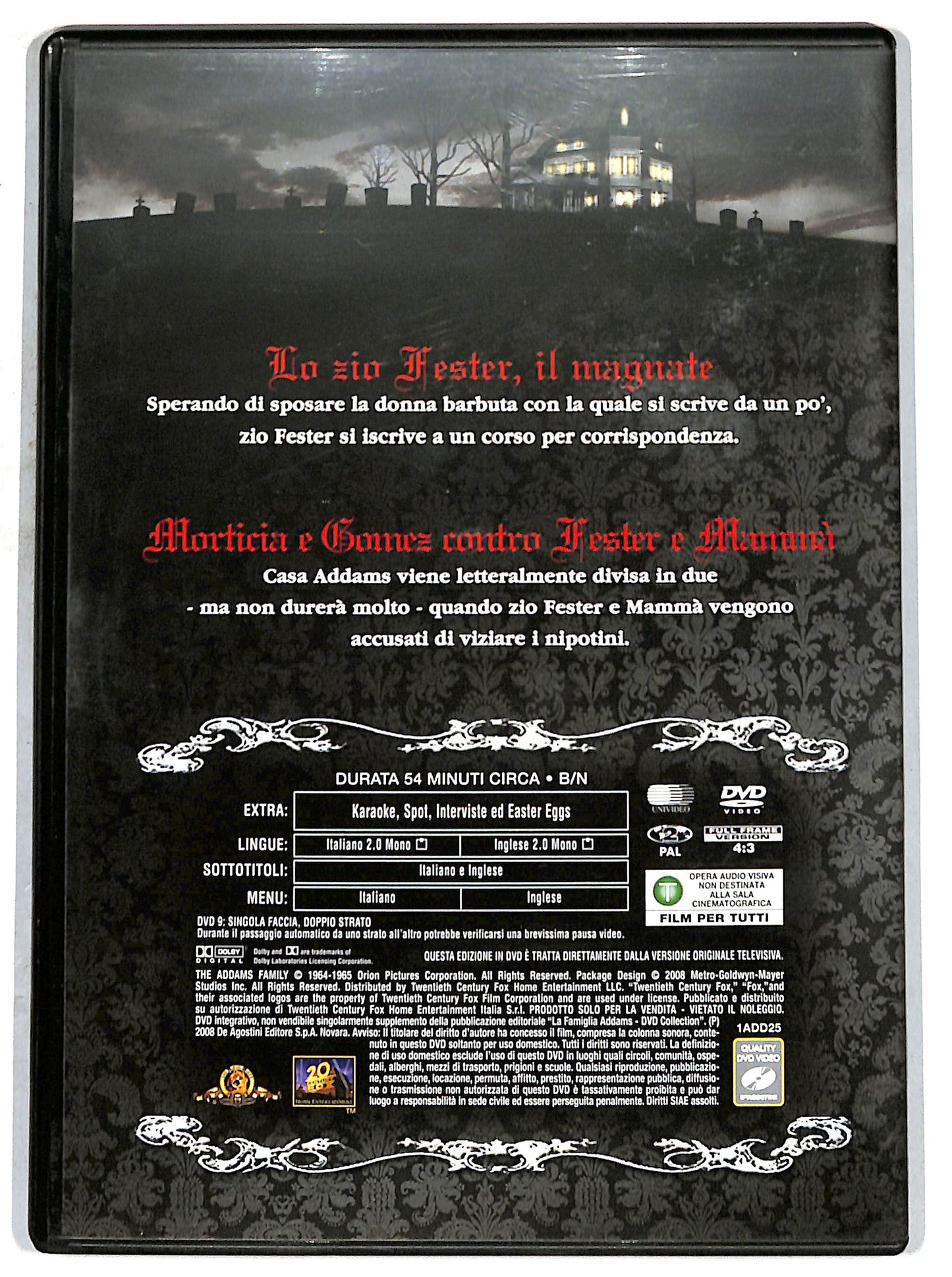 EBOND la famiglia addams episodi 50 - 51 EDITORIALE DVD D663546