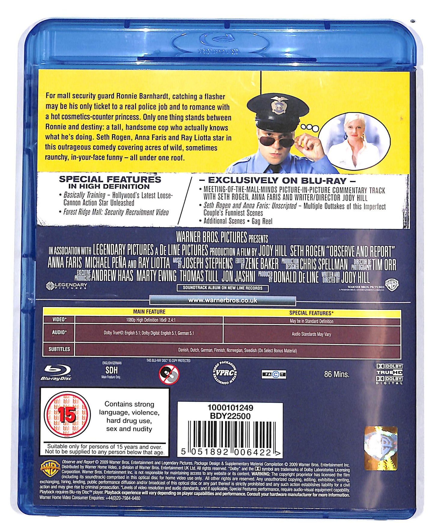EBOND Observe And Report UK EDITION BLURAY D663612