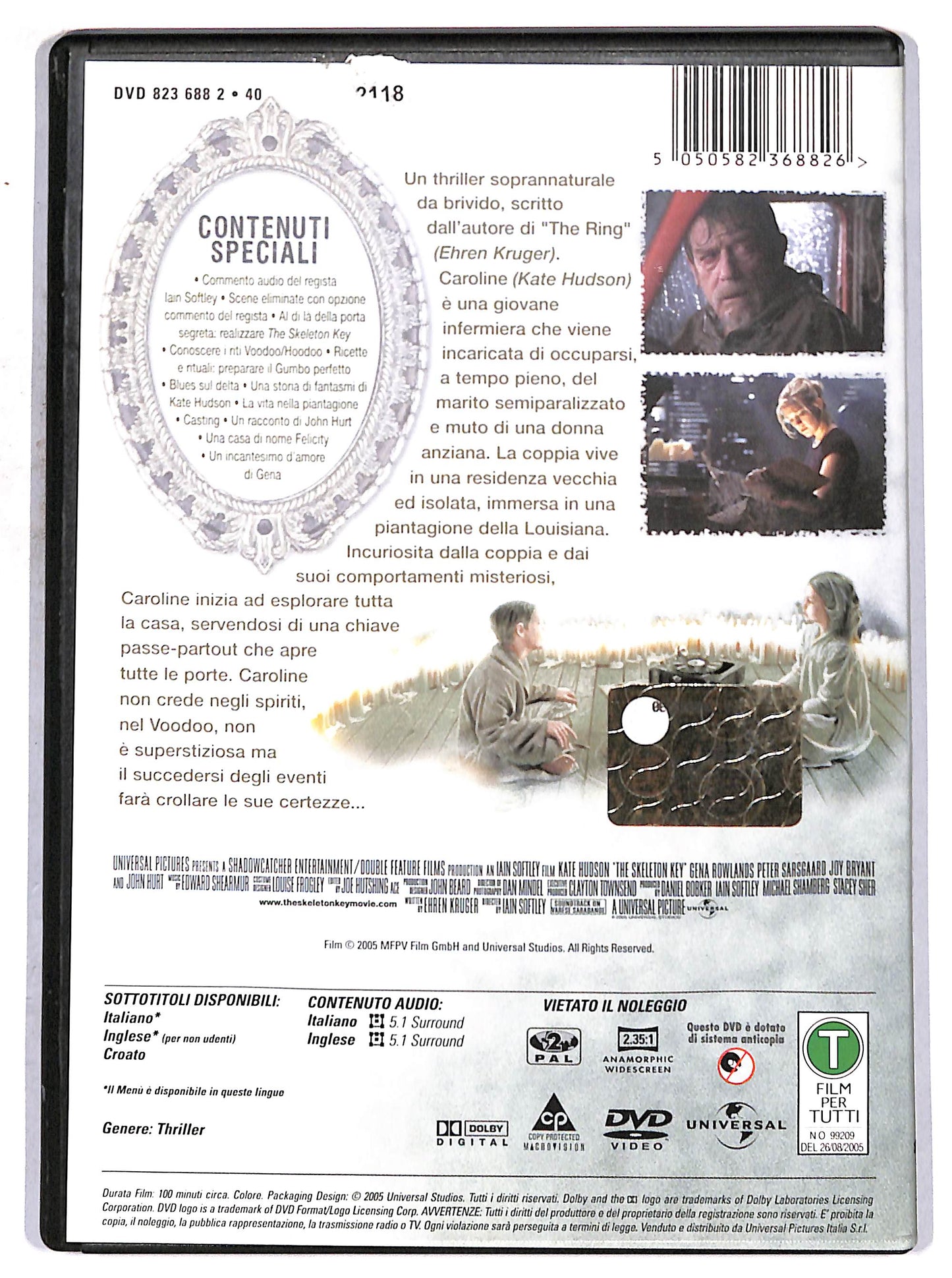 EBOND the skeleton key NOLEGGIO DVD D663720