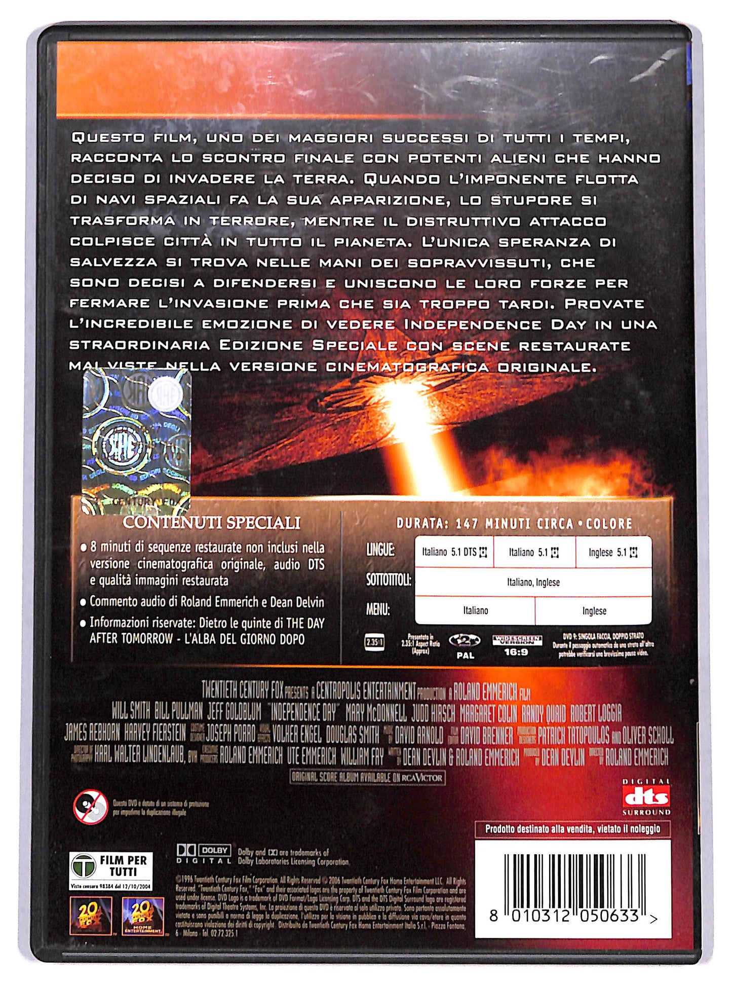 EBOND independance day DVD D663728