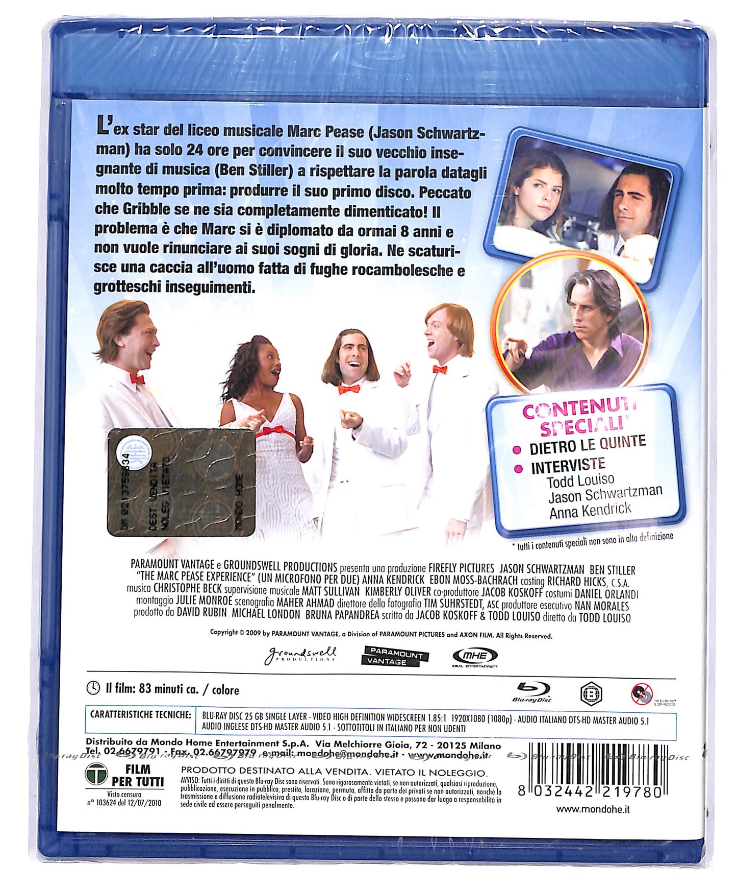 EBOND Un microfono per due BLURAY D663801
