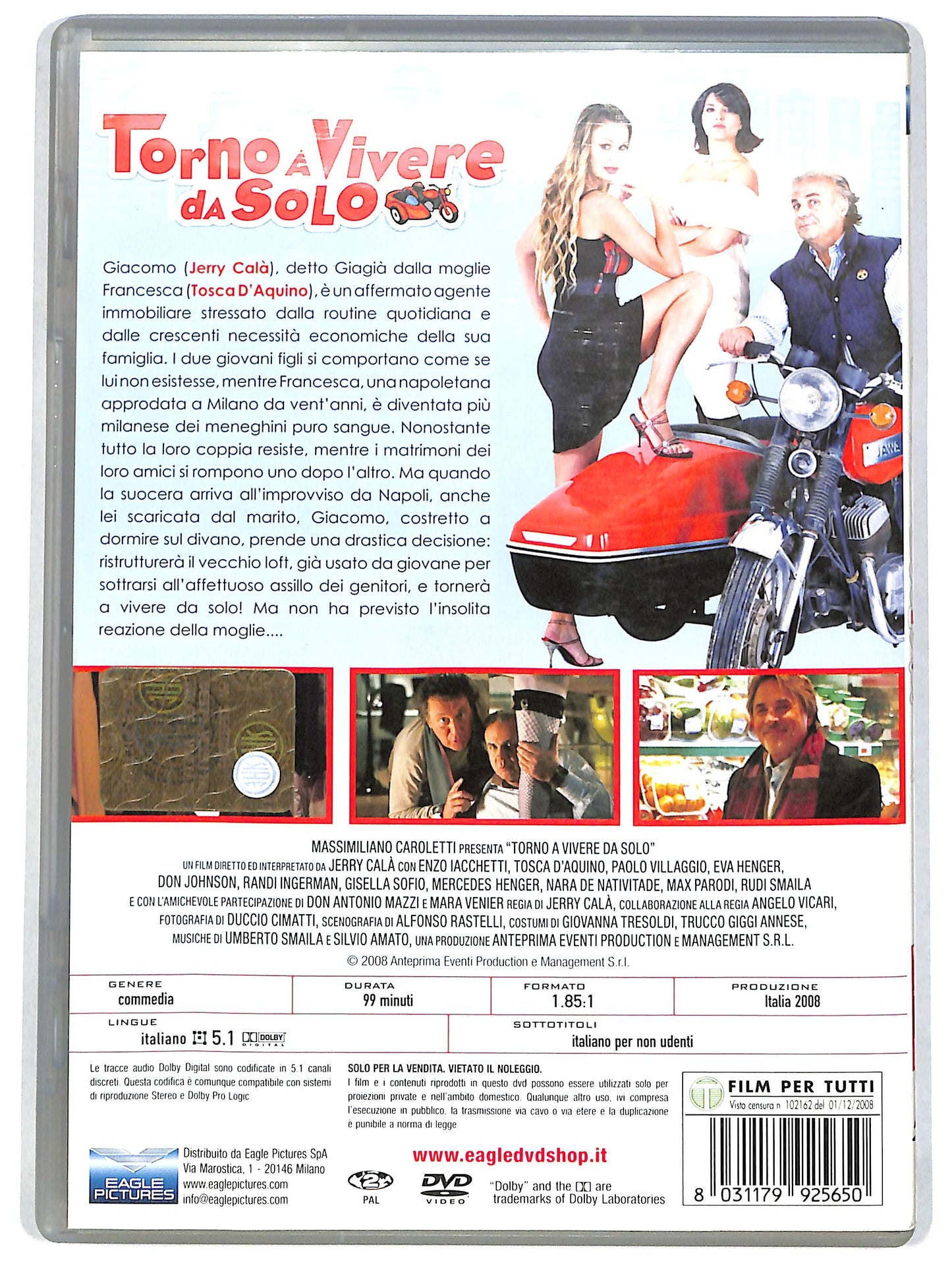 EBOND Torno a vivere da solo DVD D664025