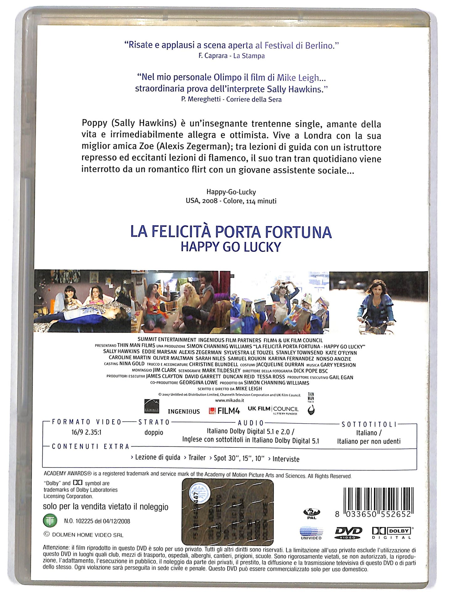 EBOND La felicita porta fortuna - Happy Go Lucky DVD D664325