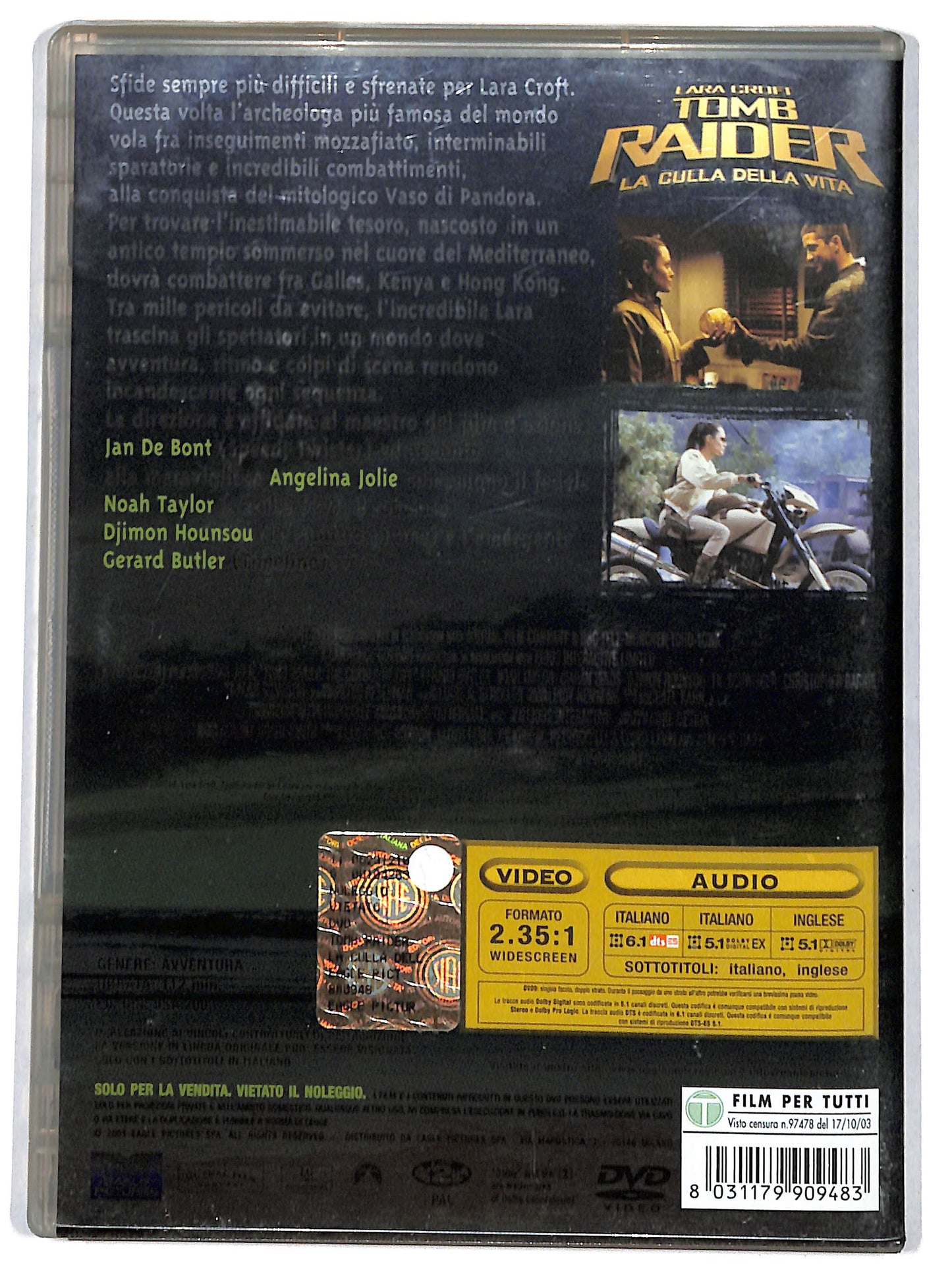 EBOND tomb raider - la culla della vita DVD D664442