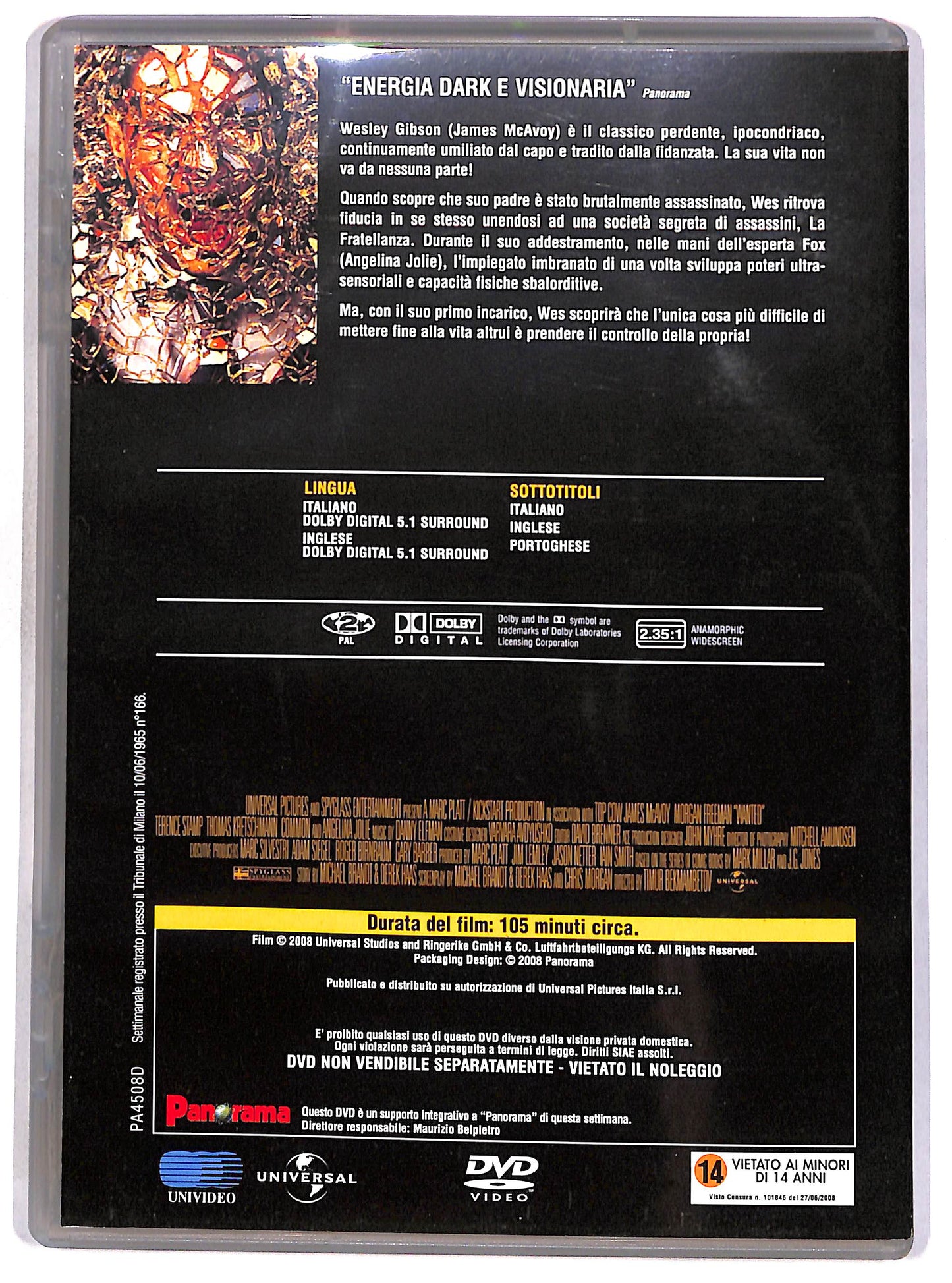 EBOND Wanted - Scegli il tuo destino EDITORIALE DVD D664510