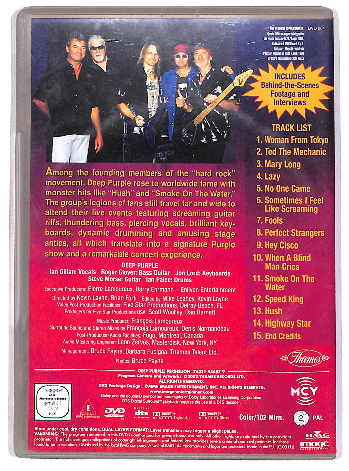 EBOND Deep Purple Perihelion EDITORIALE DVD D664547