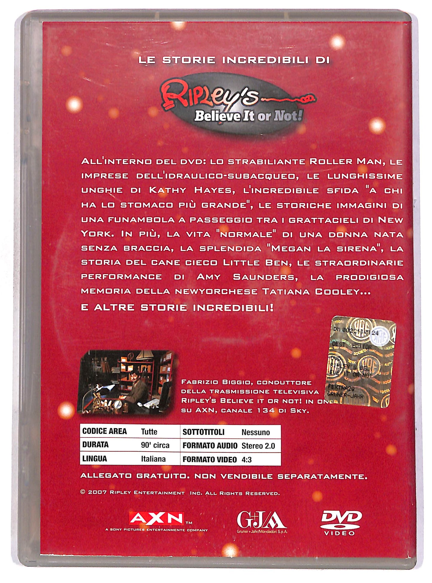 EBOND Le storie incredibili di Ripley's Believe it or not! EDITORIAL DVD D664552