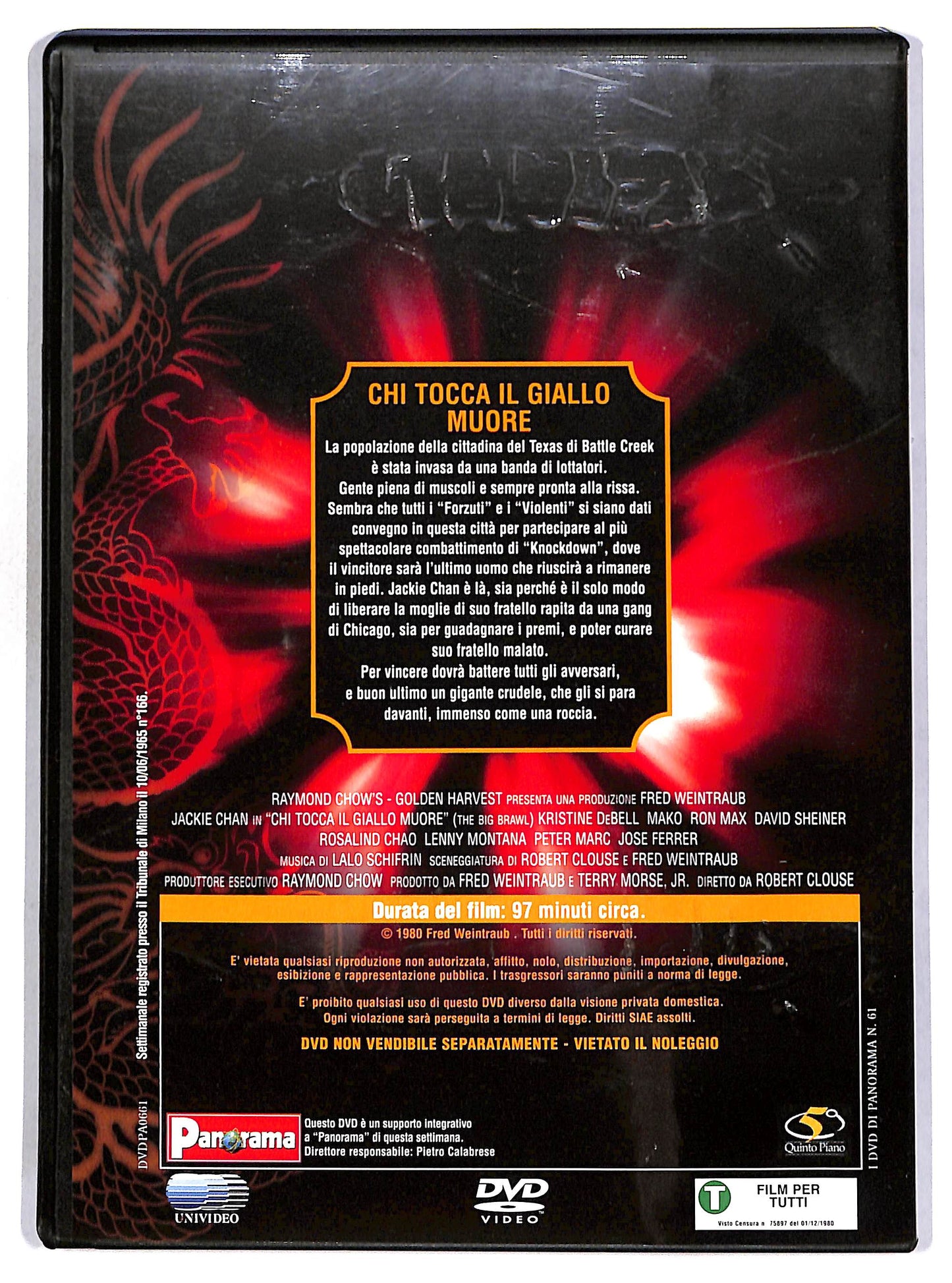 EBOND Chi tocca il giallo muore EDITORIALE DVD D664624